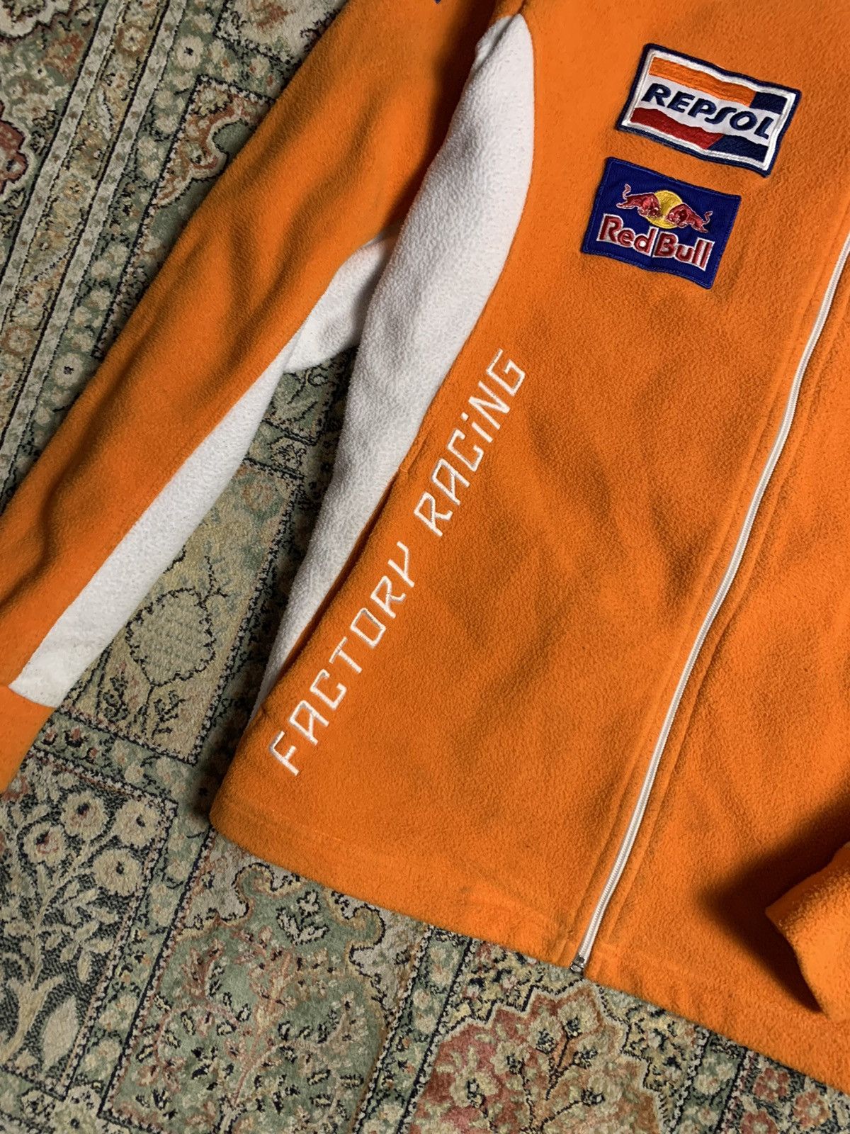 Other Vintage KTM Racing Moto Red Bull logo fleece jacket Size US M / EU 48-50 / 2 - 5 Thumbnail