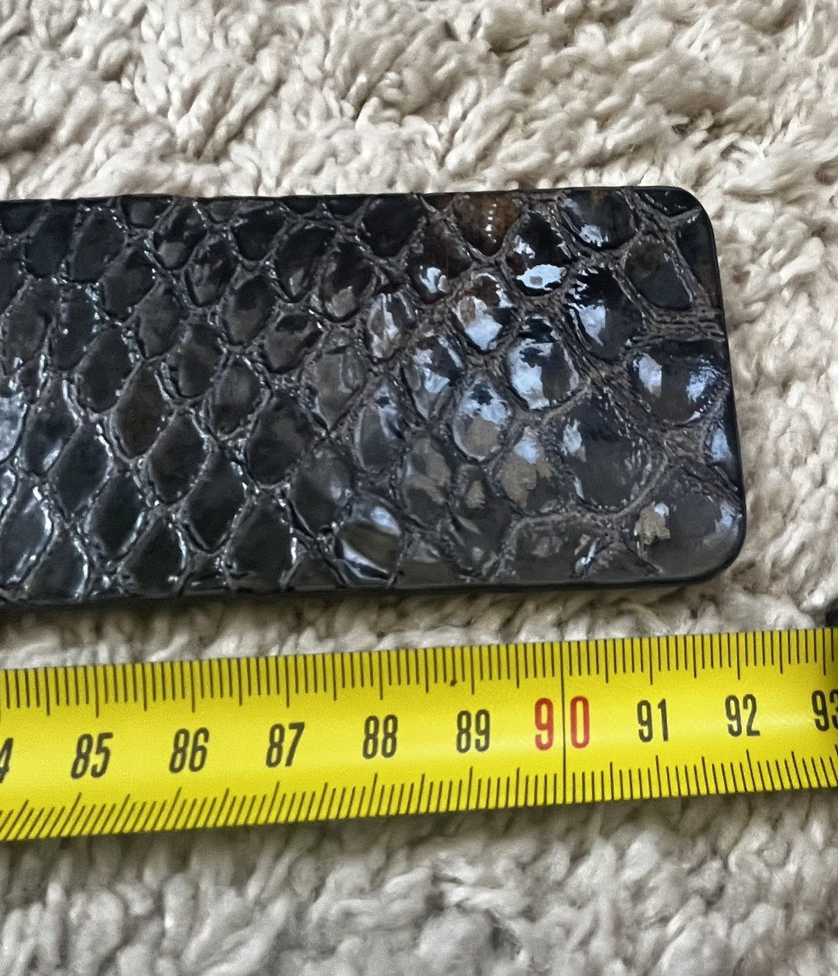 Banana Republic Python print real leather belt Size ONE SIZE - 8 Thumbnail