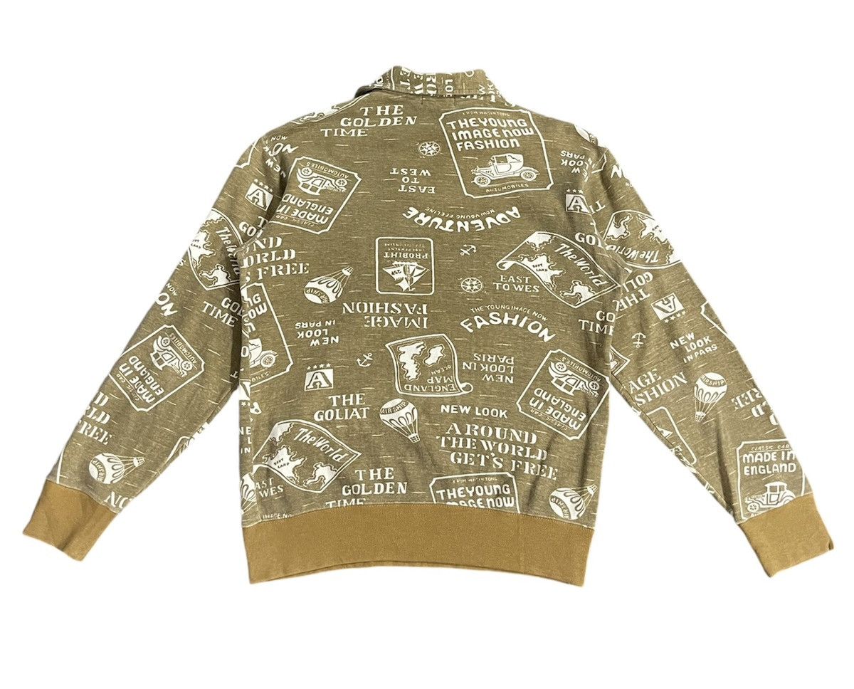 Japanese Brand × Vintage Vintage Elite Jaguar Full Print Collar Sweatshirt Size US M / EU 48-50 / 2 - 2 Thumbnail