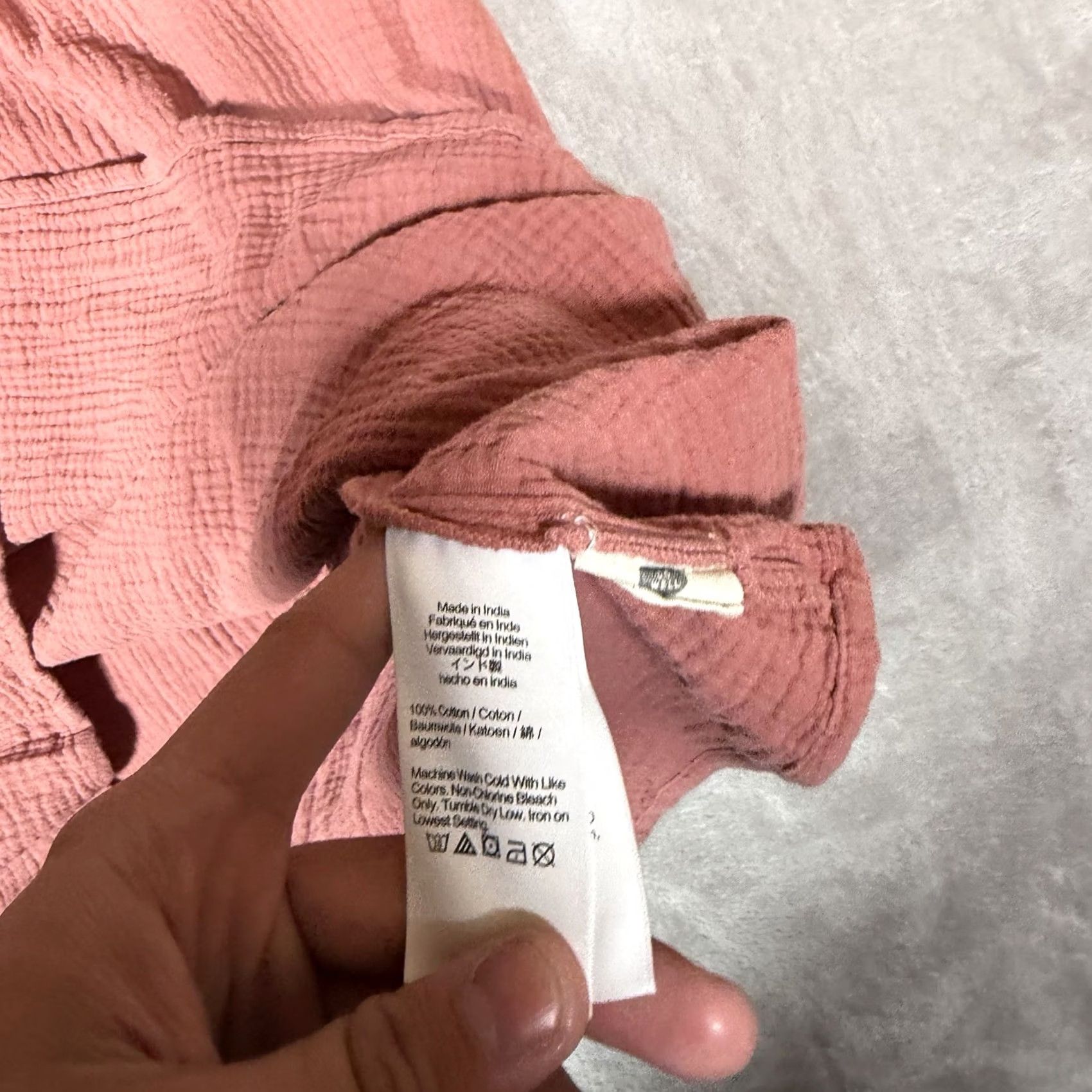Madewell VINTAGE Madewell Dress Womens M Pink Butterfly Square Neck Mini Cottage Size M / US 6-8 / IT 42-44 - 4 Thumbnail