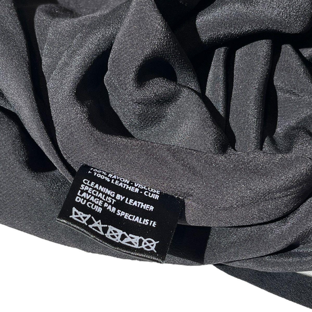 Haider Ackermann $1,700 leather and crepe maxi dress Size XS / US 0-2 / IT 36-38 - 4 Thumbnail