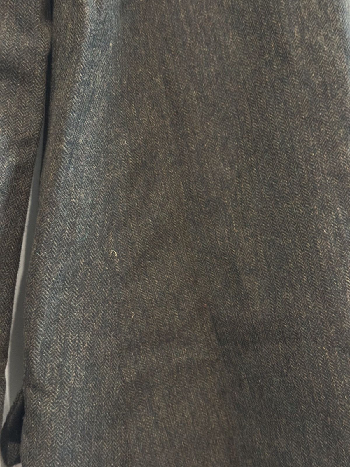 Paul Harnden Shoemakers Brown Herringbone Long Coat Size US M / EU 48-50 / 2 - 4 Thumbnail