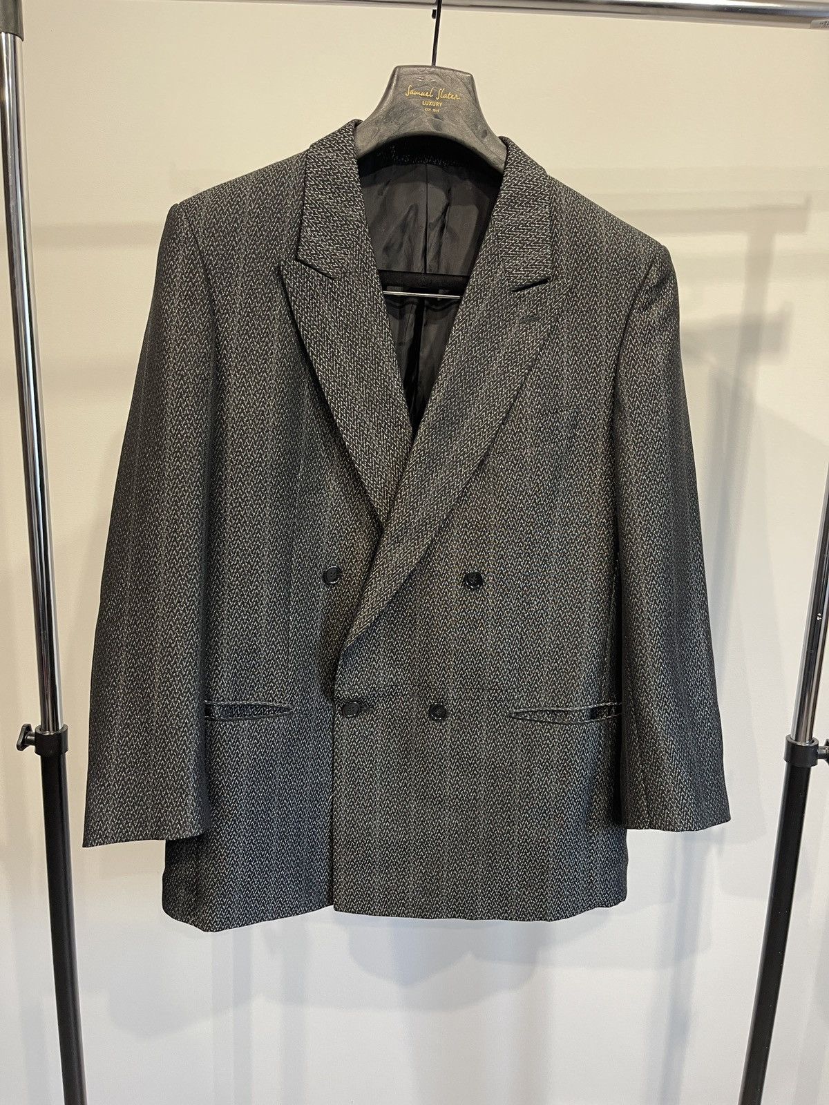 Vintage 🔥Vintage Greiff blazer double-breasted classic jacket 40R Size 40R - 2 Thumbnail