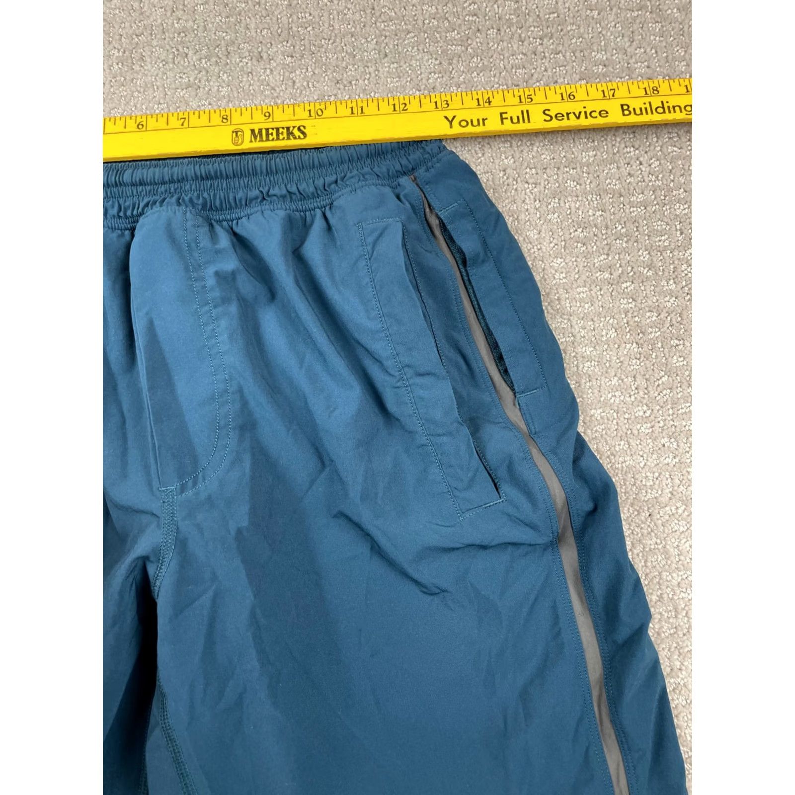 Lululemon Lululemon Shorts Mens S Pace Breaker Teal Blue Stretch Lined Athletic Gym Running Cut LinER not applicable Size US 29 - 3 Thumbnail