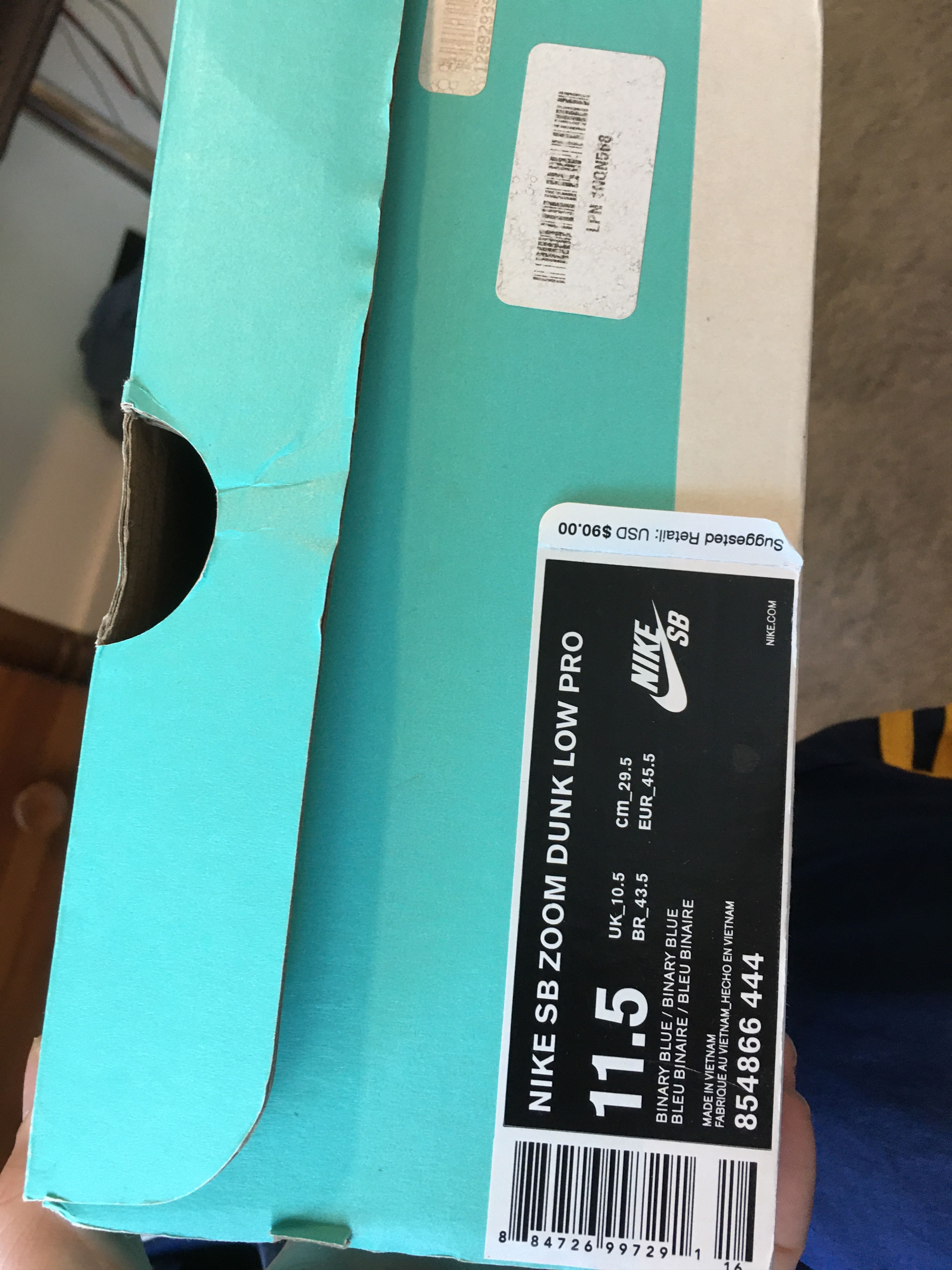 Nike Nike sb binary blue denim Size US 11.5 / EU 44-45 - 2 Thumbnail