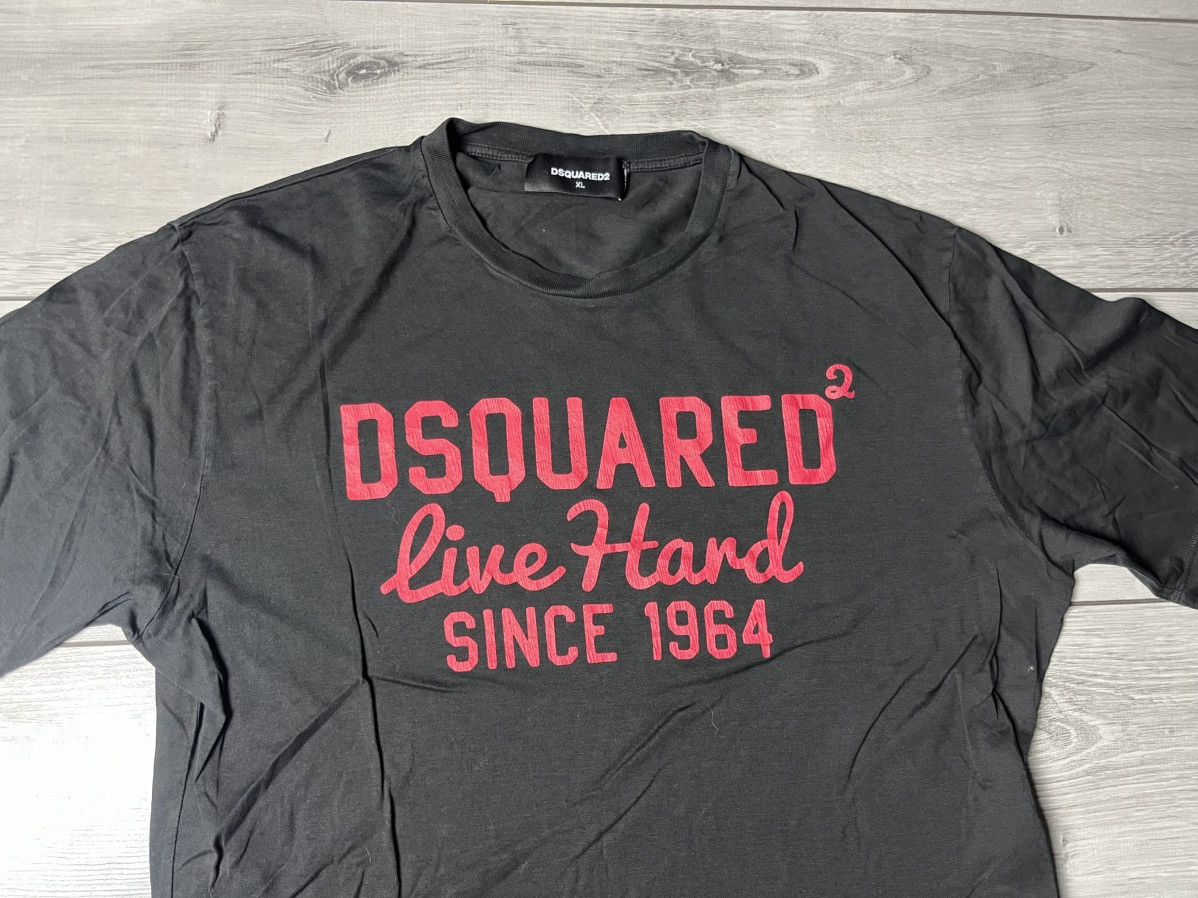 Dsquared2 Dsquared2 Live Hard Tshirt size XL Size US XL / EU 56 / 4 - 3 Thumbnail