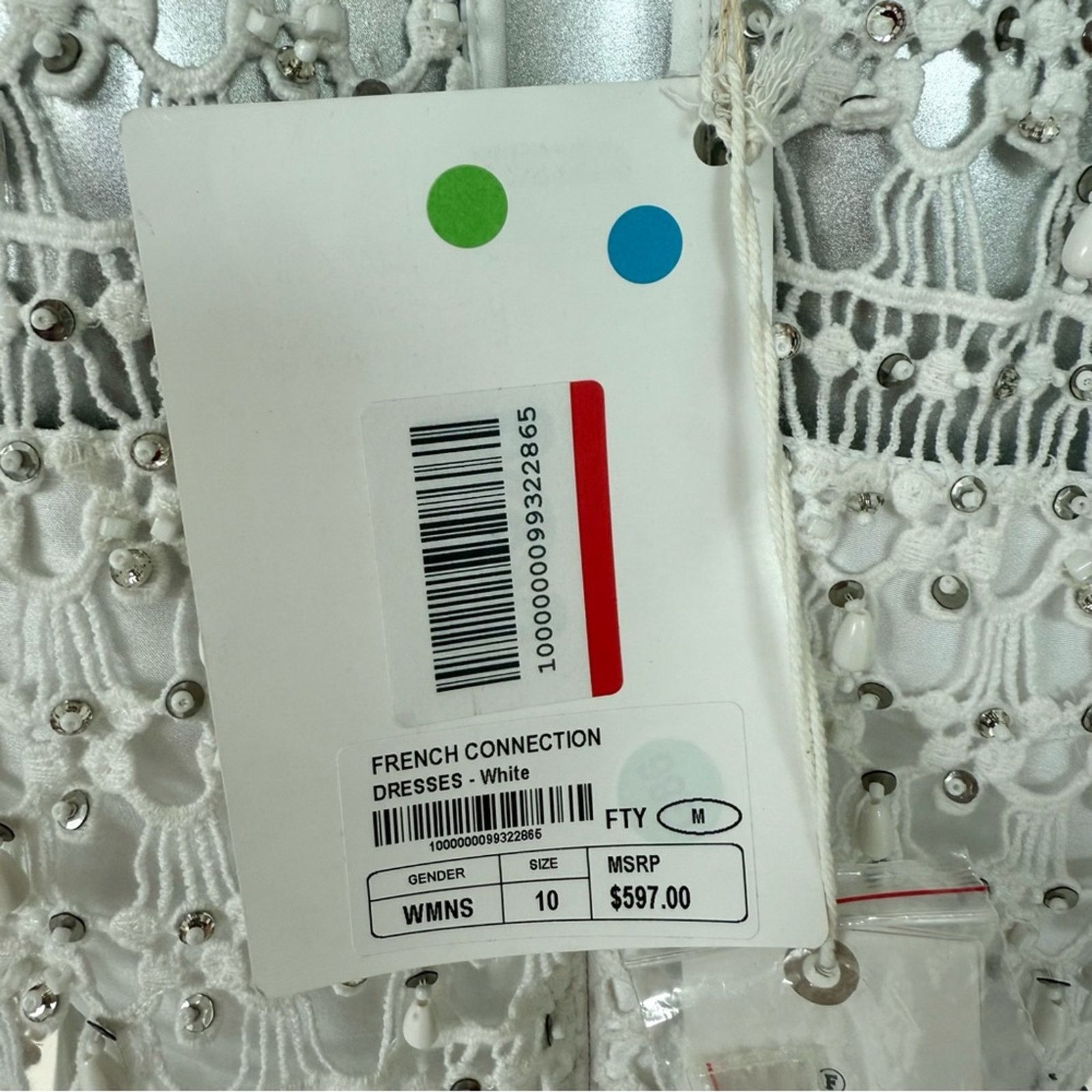NWT!! French Connection women dress size 10 or M Retail 579$