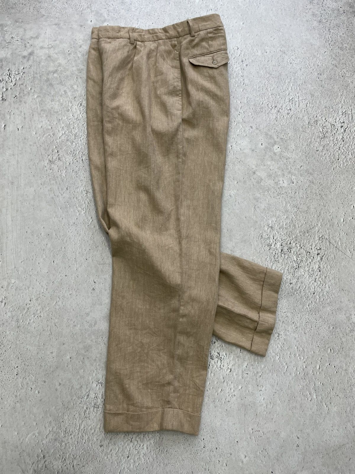 Polo Ralph Lauren casual pants cotton/linen y2k