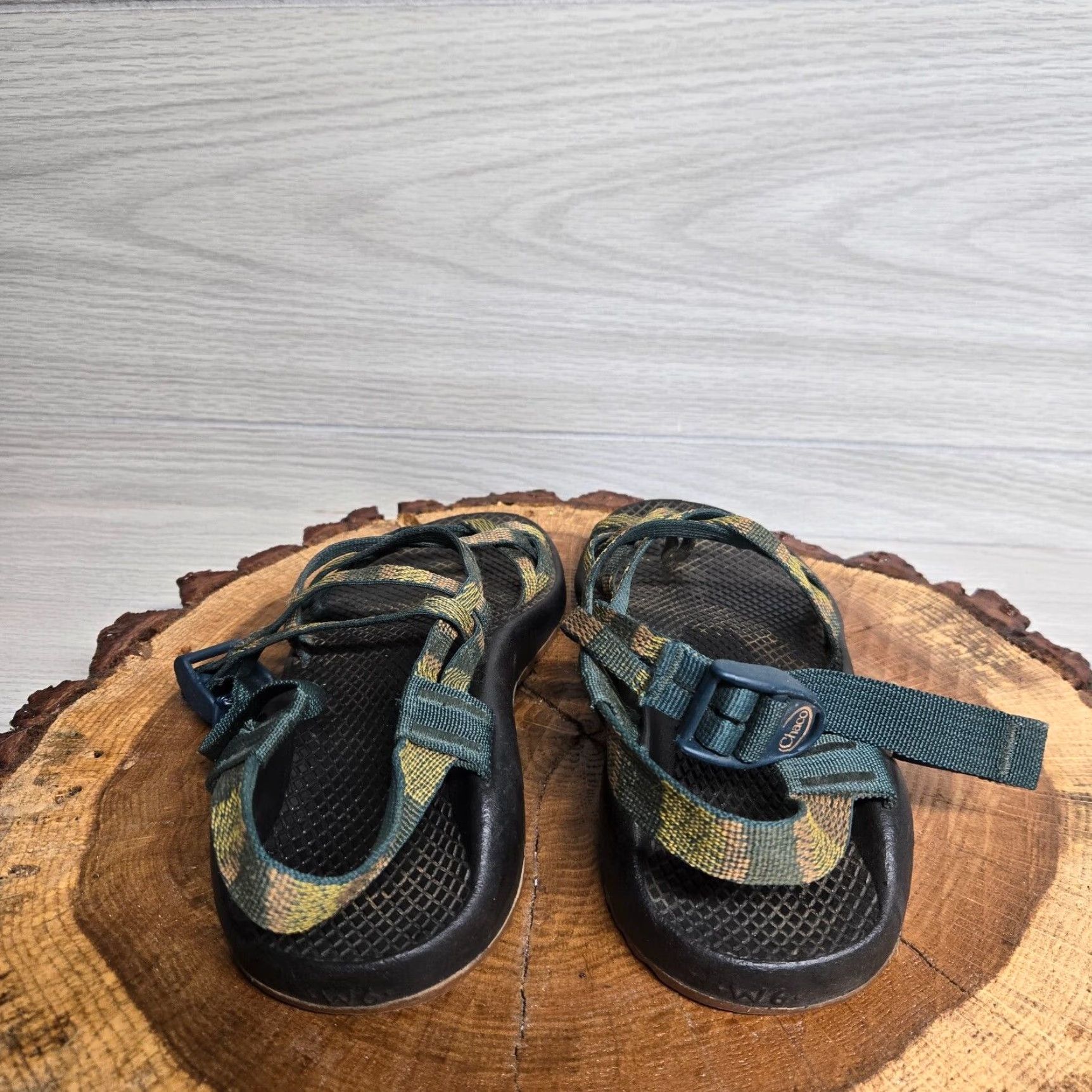 Chaco Vintage Chaco Z/Cloud X2 Women's Strappy Sandals Activewear Casual Summer Green/Multi Size 6 Size US 6 / IT 36 - 4 Thumbnail