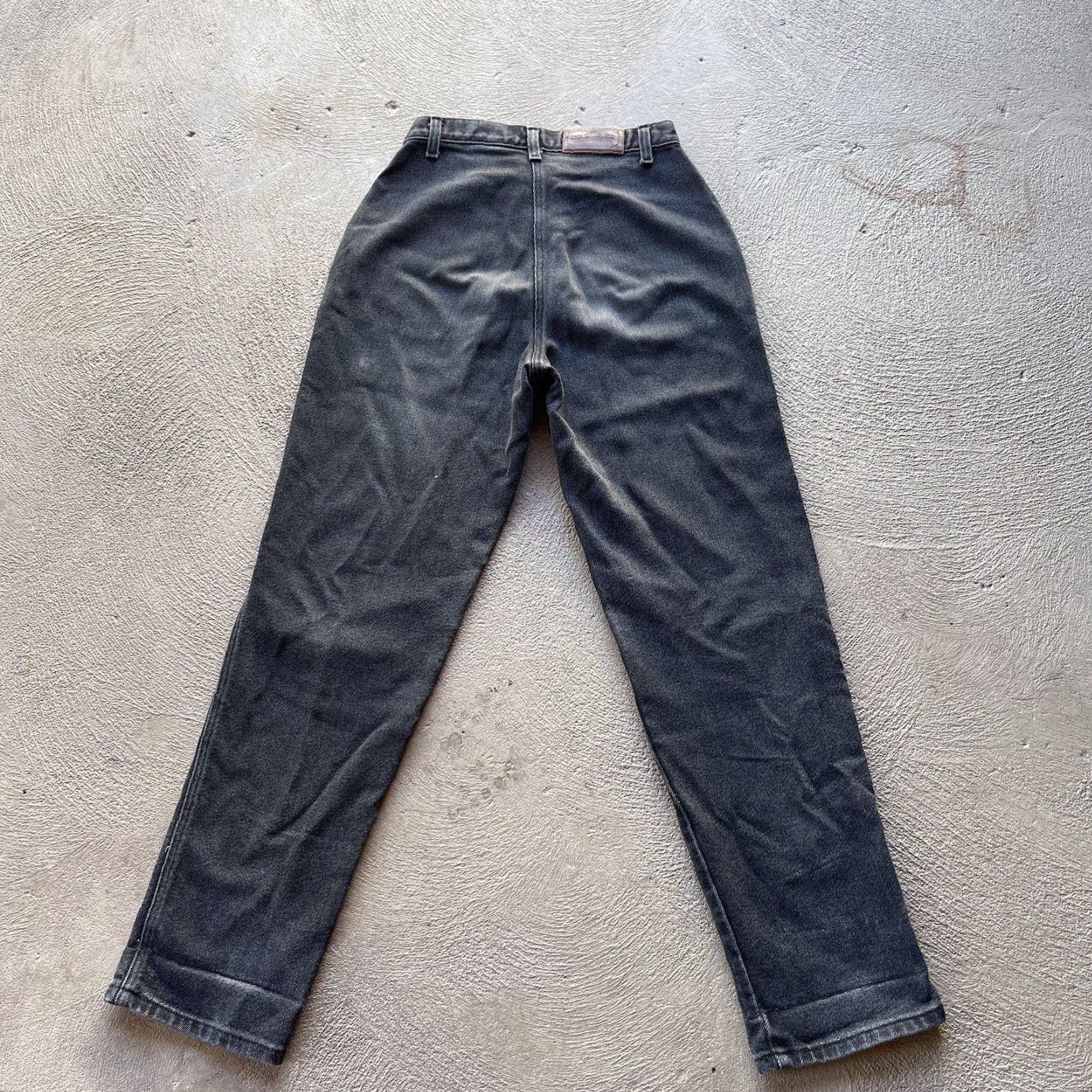 Vintage VINTAGE Rockies Jeans Womens 9 Black Bare Back Denim Pants 80s 90s USA Straight Inseam 31 Womens Size 30" / US 8 / IT 44 - 6 Thumbnail