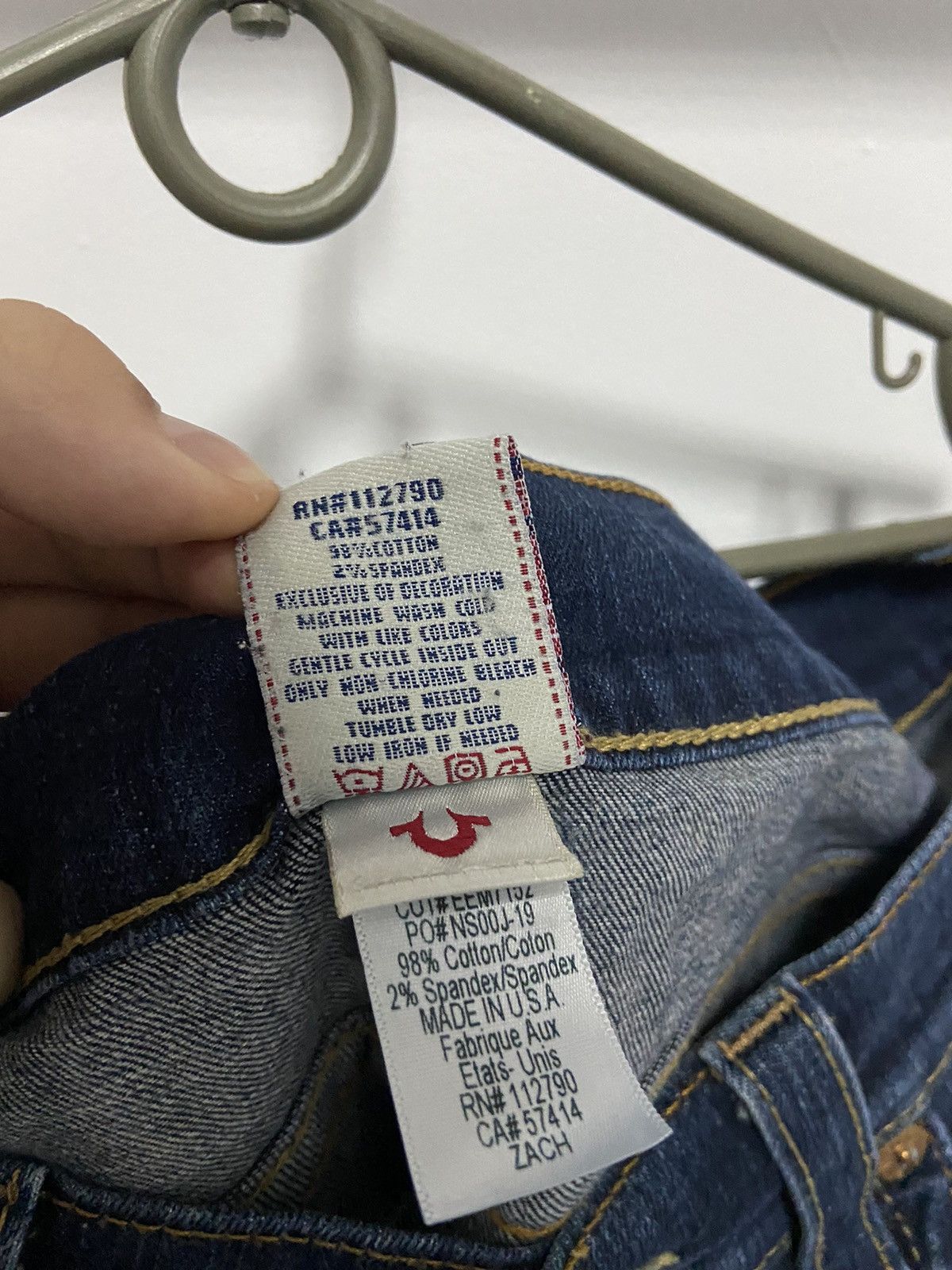 True Religion × Vintage True Religion zach jeans Pants Selvedge Vintage Size US 32 / EU 48 - 8 Thumbnail