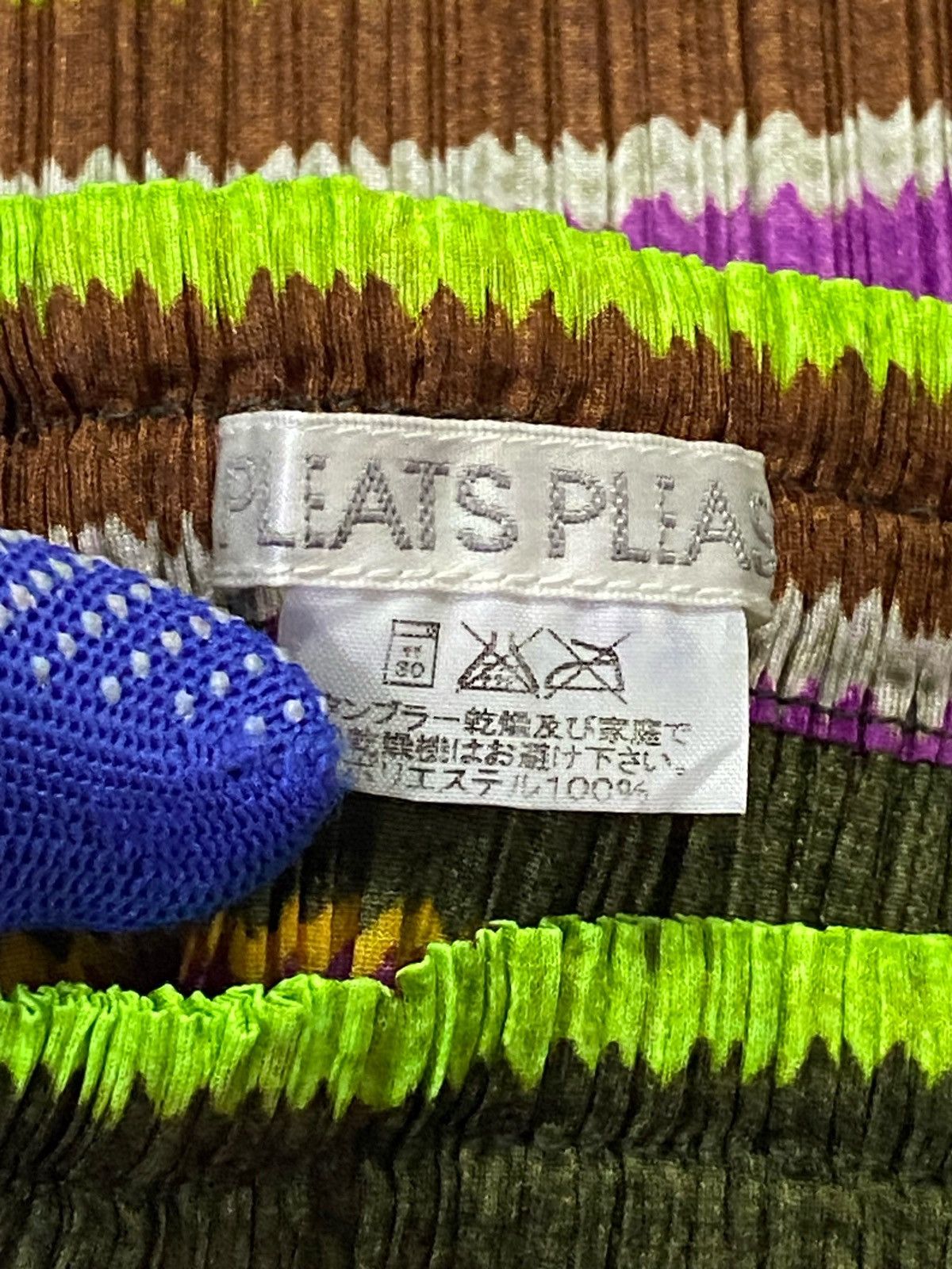Issey Miyake × Pleats Please Issey Miyake Pleats Please Striped Multicolor Pleated Skirt Size 28" / US 6 / IT 42 - 16 Thumbnail