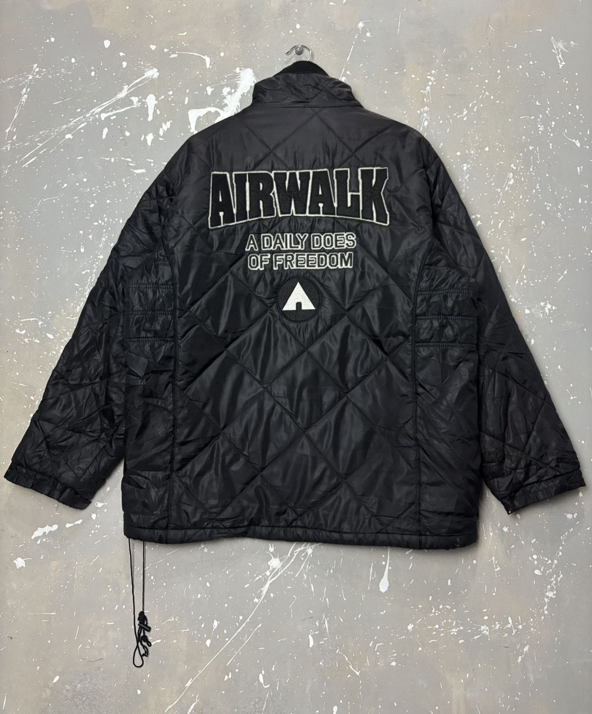 Airwalk Airwalk A DailyDoes Of Freedom Quilted Down Black Jackets Size US XL / EU 56 / 4 - 1 Thumbnail