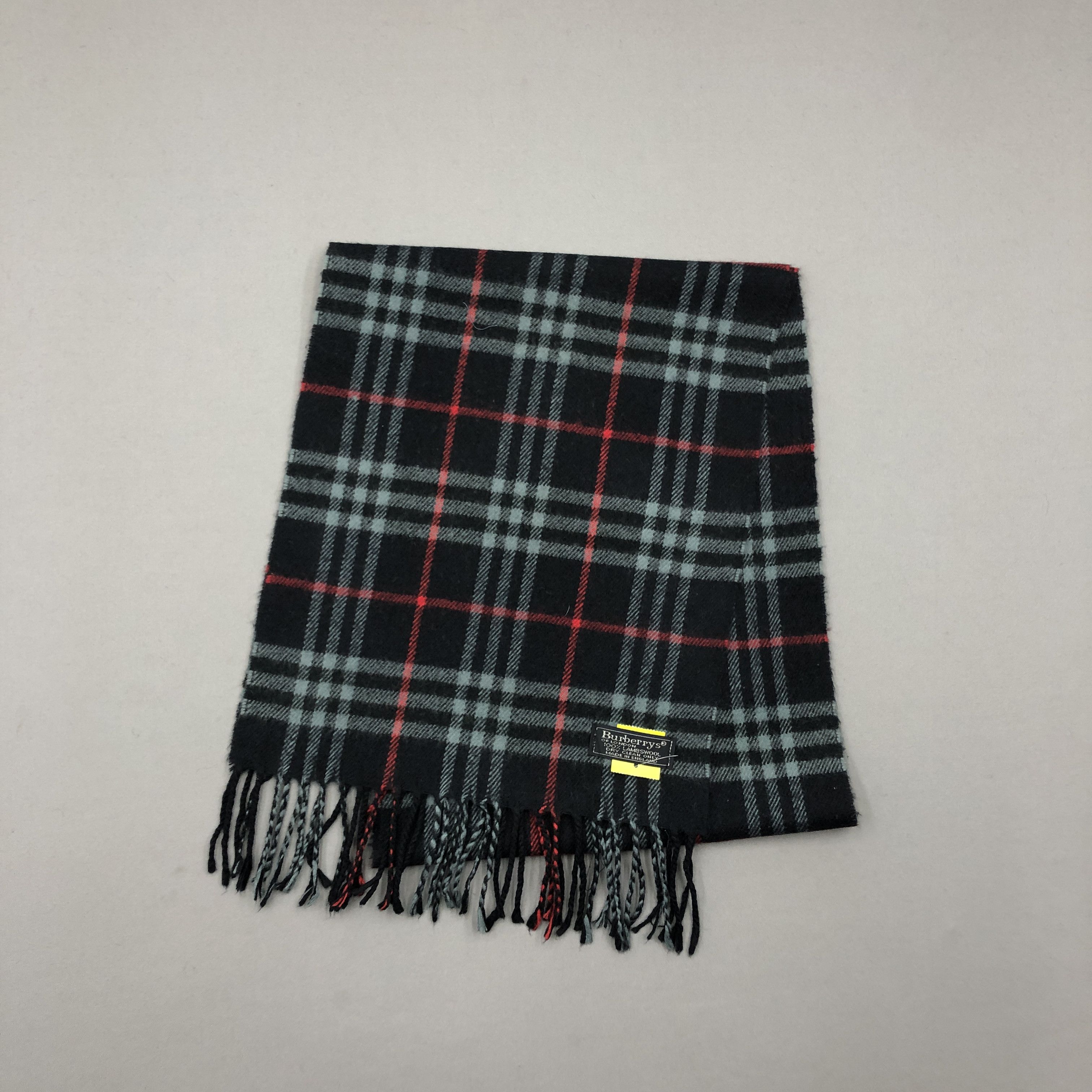Burberry Vintage Burberry Scarf Muffler Wool Cashmere Scarves Size ONE SIZE - 3 Thumbnail