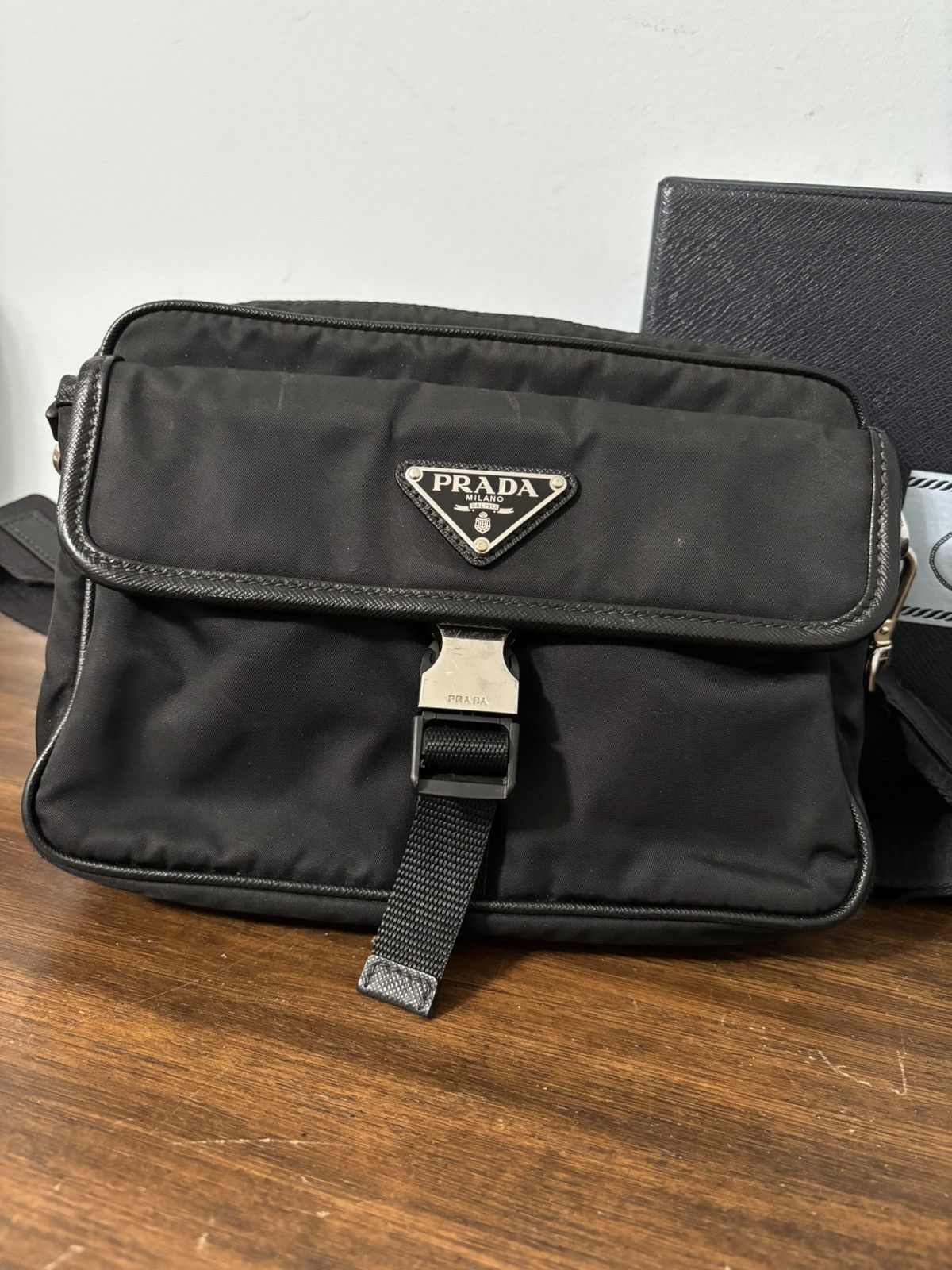 Prada Prada Re Nylon Pouch Crossbody Bag Size ONE SIZE - 2 Thumbnail