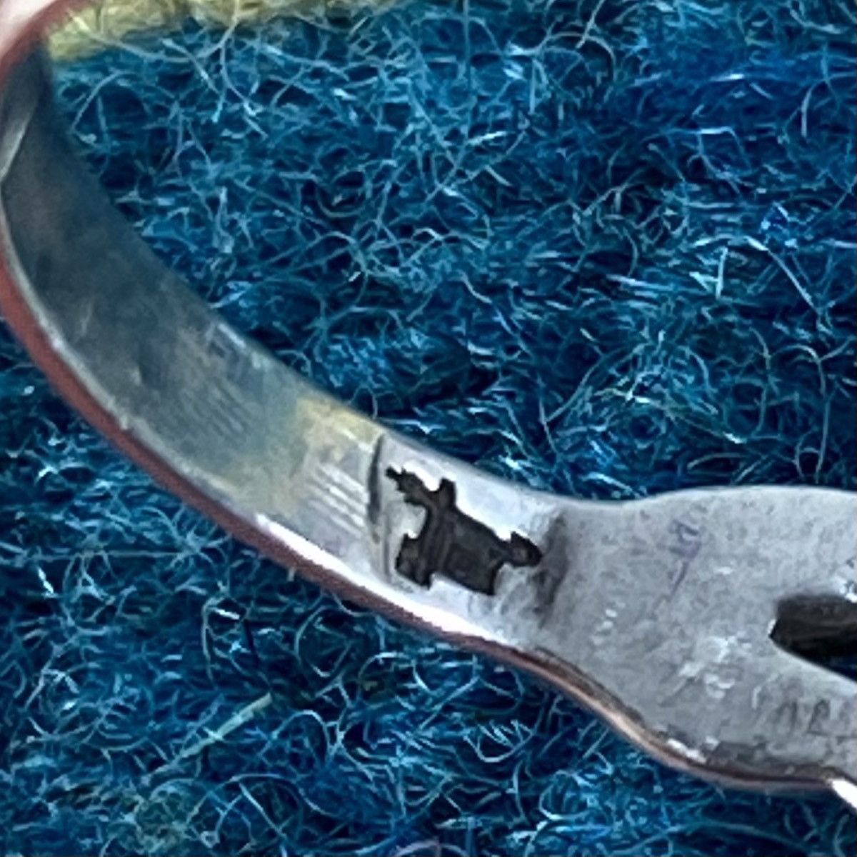 Kapital × Vintage Vtg 60s 70s Bell Trading Navajo Sterling Turquoise Ring Size ONE SIZE - 5 Thumbnail