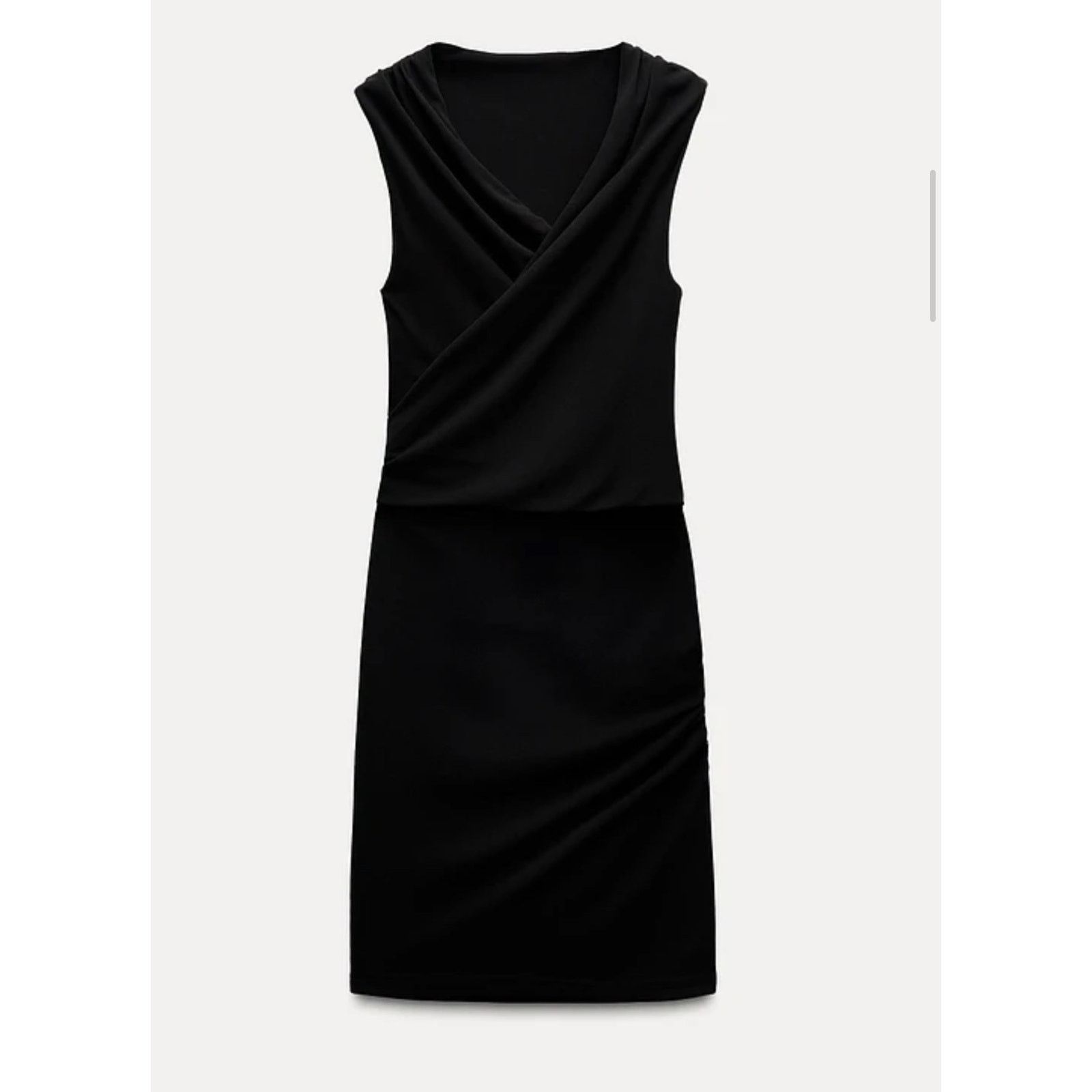 Zara Nwt- Zara - BELTED DRAPED DRESS-XS Size XS / US 0-2 / IT 36-38 - 3 Thumbnail