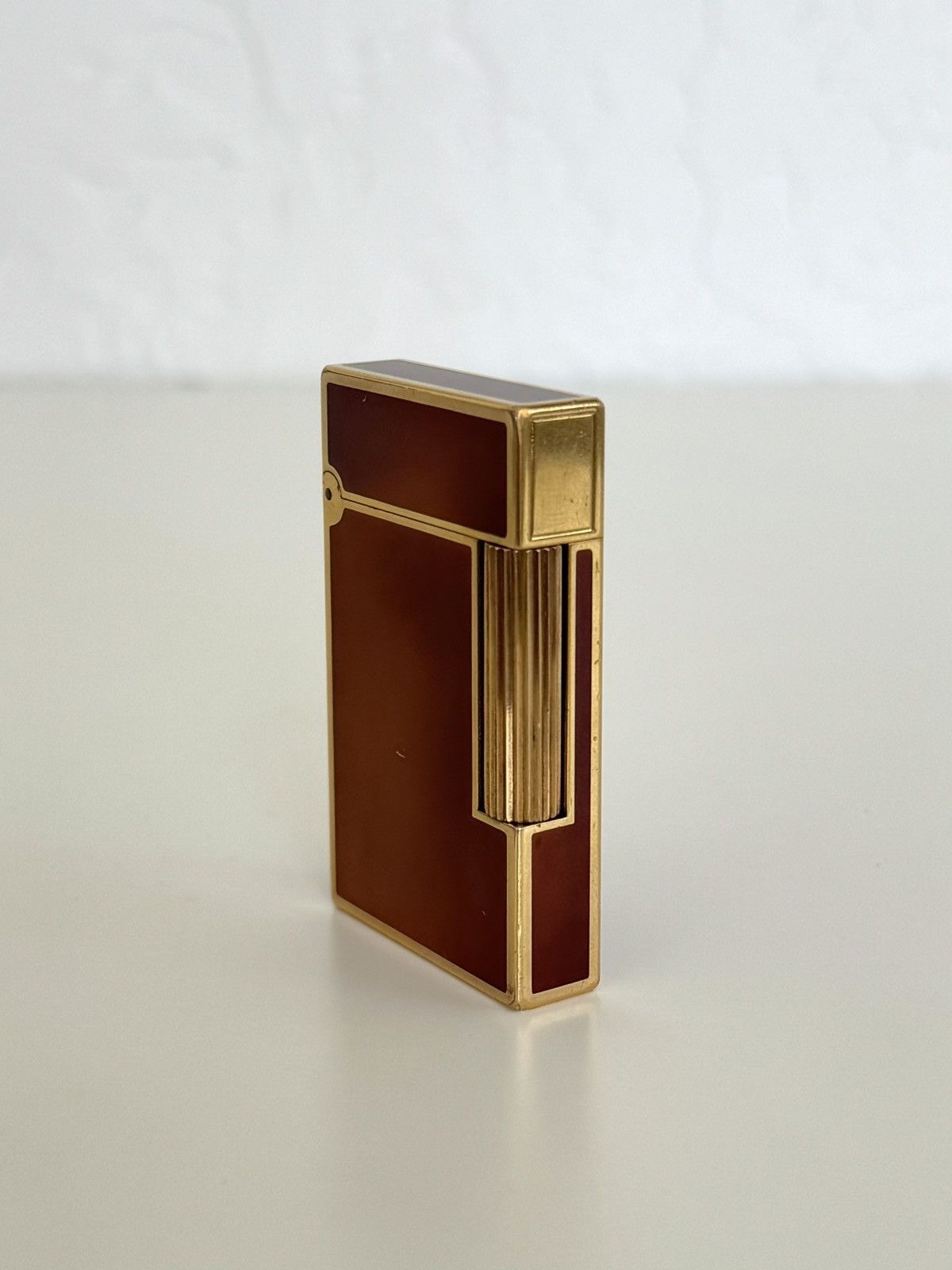 Vintage ★0% TAX★18K GP ST DUPONT CHINESE LACQUER LIGNE 2 GAS LIGHTER Size ONE SIZE - 1 Thumbnail