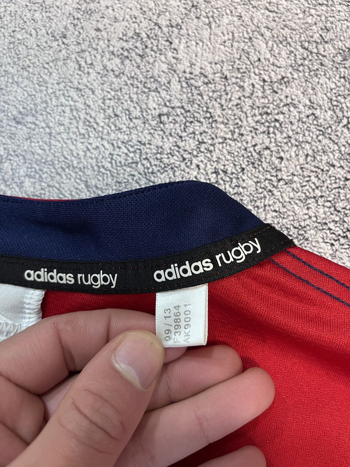 Adidas Adidas Rugby France Jersey Vintage Rare Shirt Red Climacool Size US XXL / EU 58 / 5 - 7 Thumbnail