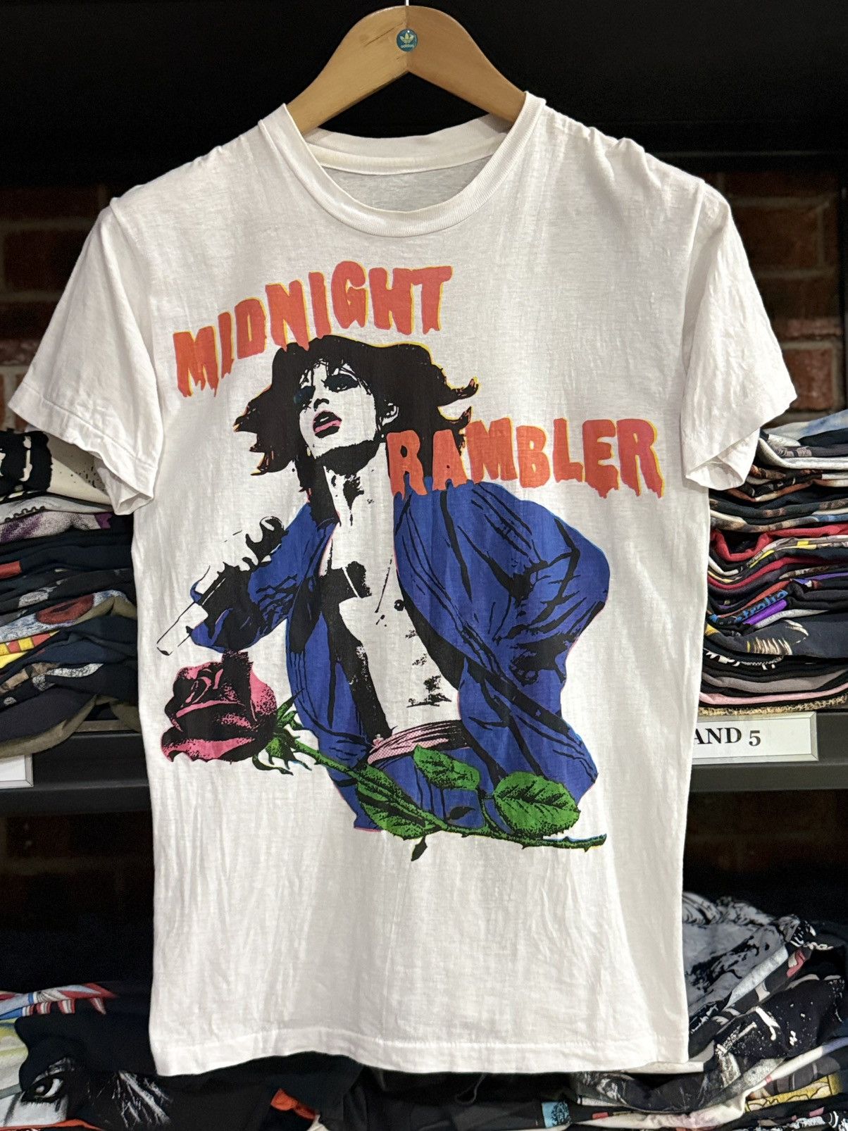 Band Tees Vintage Rolling Stone Mike Jagger Midnight Rambler Japan Tee Size US M / EU 48-50 / 2 - 1 Thumbnail