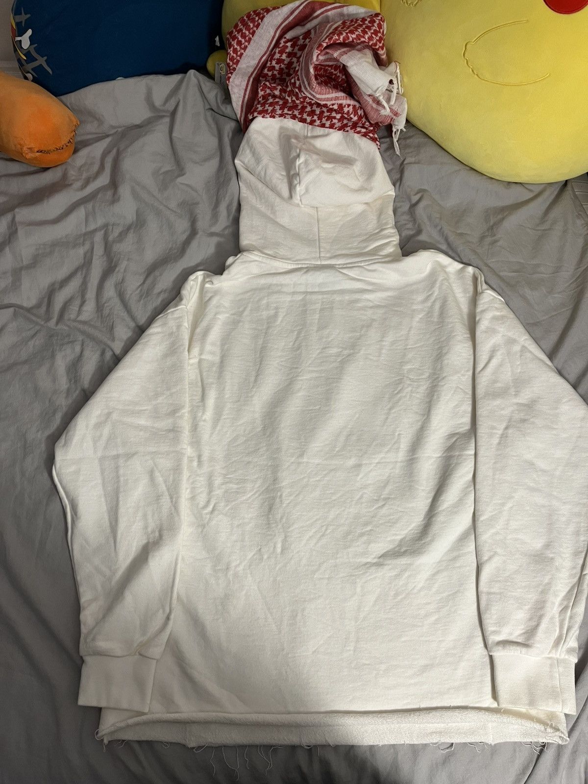 Velour Velour scars scarf hoodie white Size US S / EU 44-46 / 1 - 7 Thumbnail