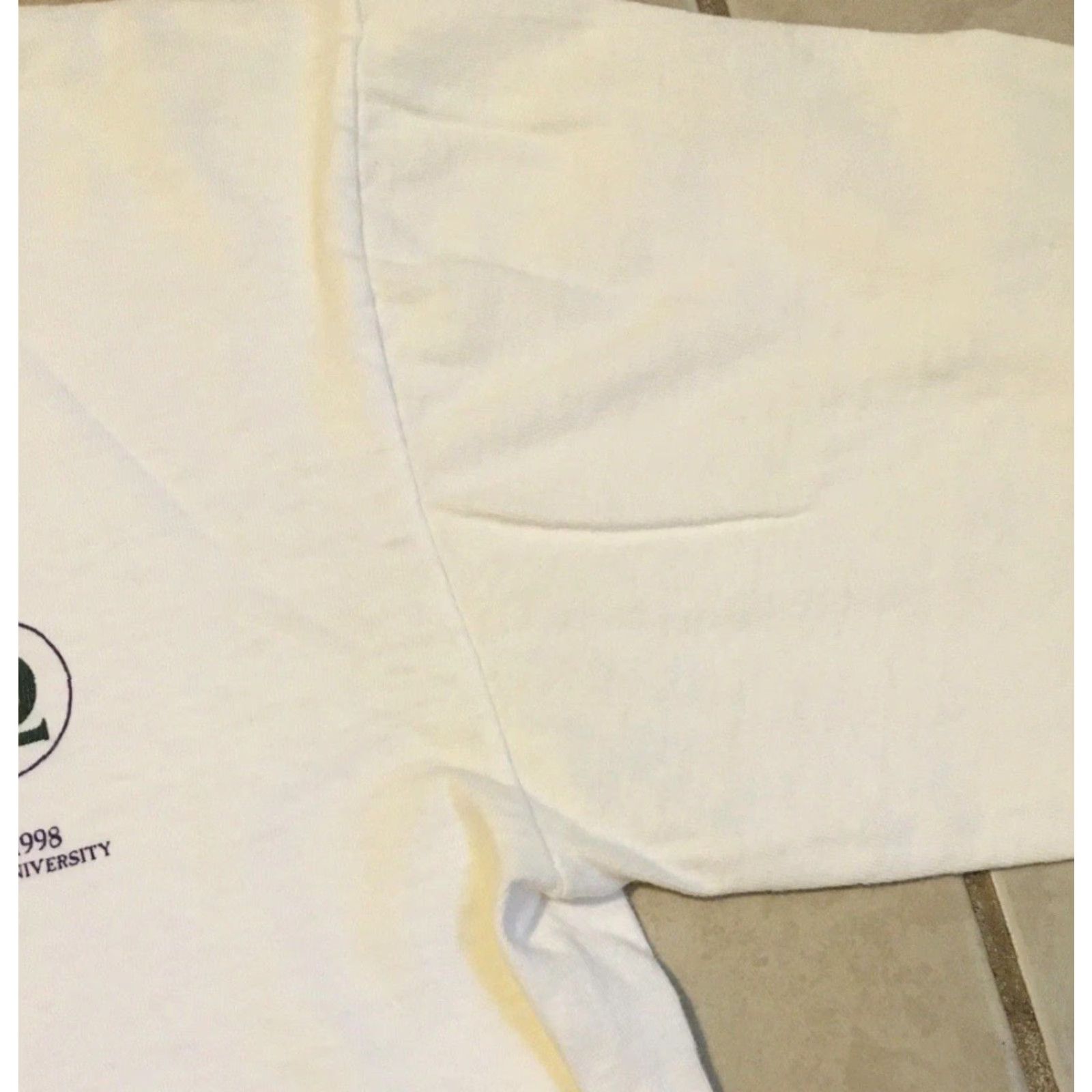 Omega Vtg 90s SMU Chi Omega Faded Planet Earth Shirt S College Sorority Frat Grunge Size US S / EU 44-46 / 1 - 6 Thumbnail