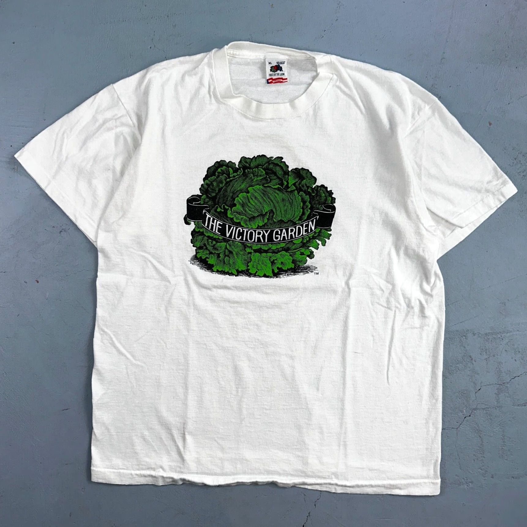 Fruit Of The Loom VINTAGE Fruit of the Loom Boston The Victory Garden Music T-Shirt XL White Graphic 90s Mens Size US XL / EU 56 / 4 - 2 Thumbnail
