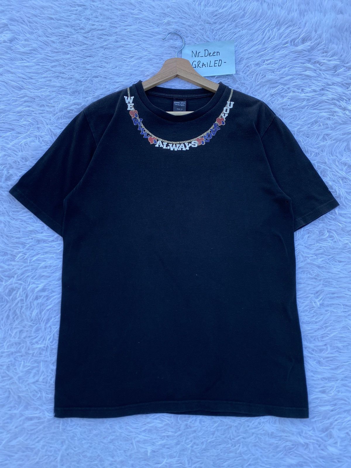Number (N)ine Rare Number Nine “We Always Love You” Necklace Tee Size US L / EU 52-54 / 3 - 2 Thumbnail