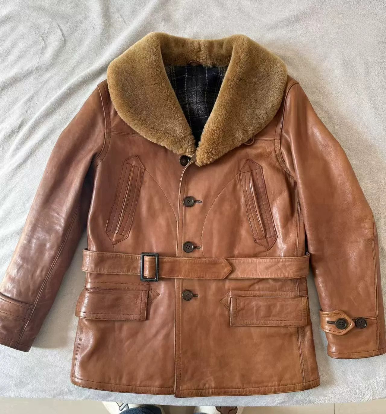 Old Joe Vintage Brown Farm Style Coat Size US M / EU 48-50 / 2 - 1 Thumbnail