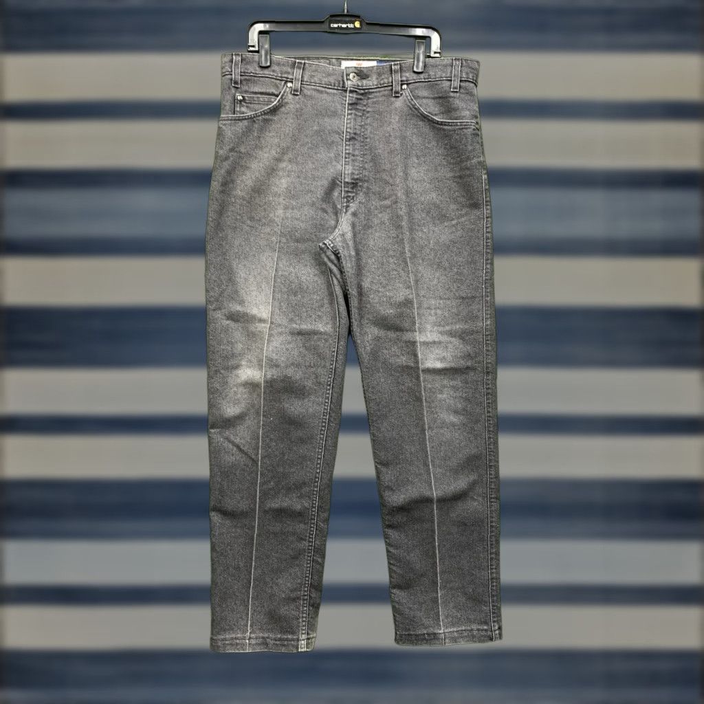 Levi's VINTAGE Levi's 540 Jeans Mens 36x32 Relaxed Tapered Acid Wash Black Denim Fashion 80s 90s USA Size US 36 / EU 52 - 1 Thumbnail