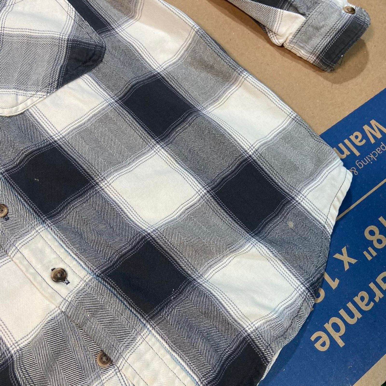Wrangler 90s wrangler western flannel shirt Size US L / EU 52-54 / 3 - 4 Thumbnail