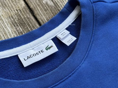 Lacoste 100% Authentic Men's Fleece Crew Neck Sweatshirt Size US L / EU 52-54 / 3 - 6 Thumbnail