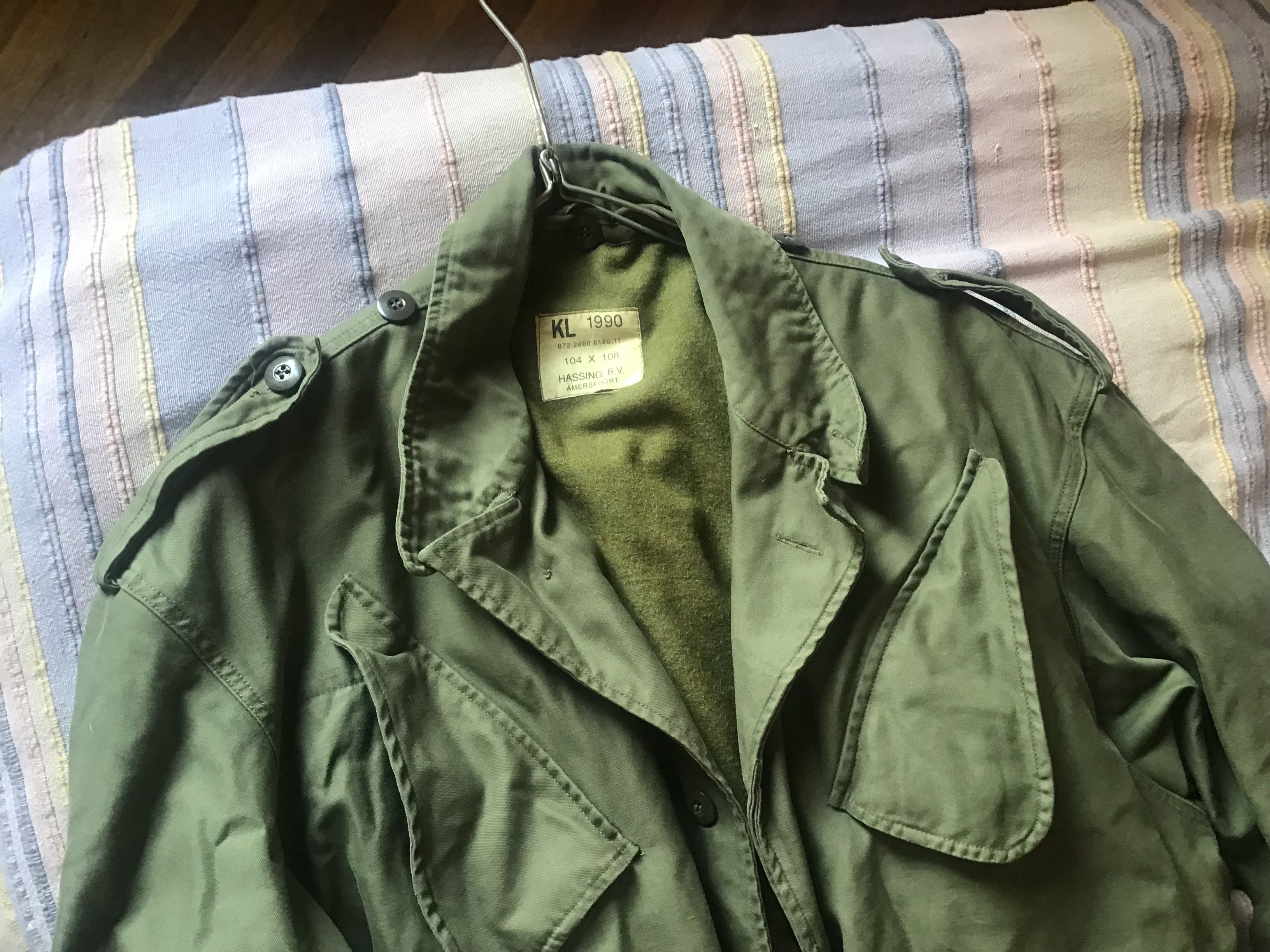 Vintage Vintage 90s Military Jacket Size US L / EU 52-54 / 3 - 4 Thumbnail
