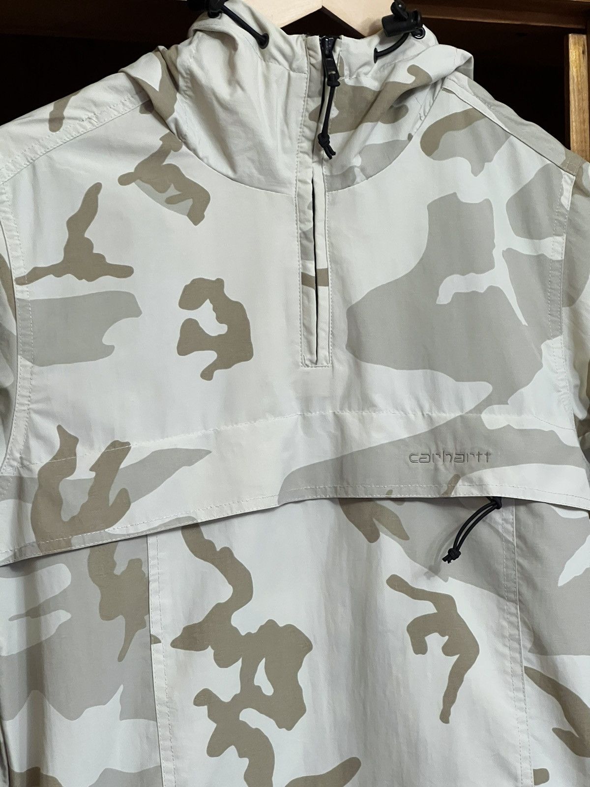Carhartt × Carhartt Wip × Vintage Carhartt vintage camo anorak nylon jacket mens Size US S / EU 44-46 / 1 - 5 Thumbnail