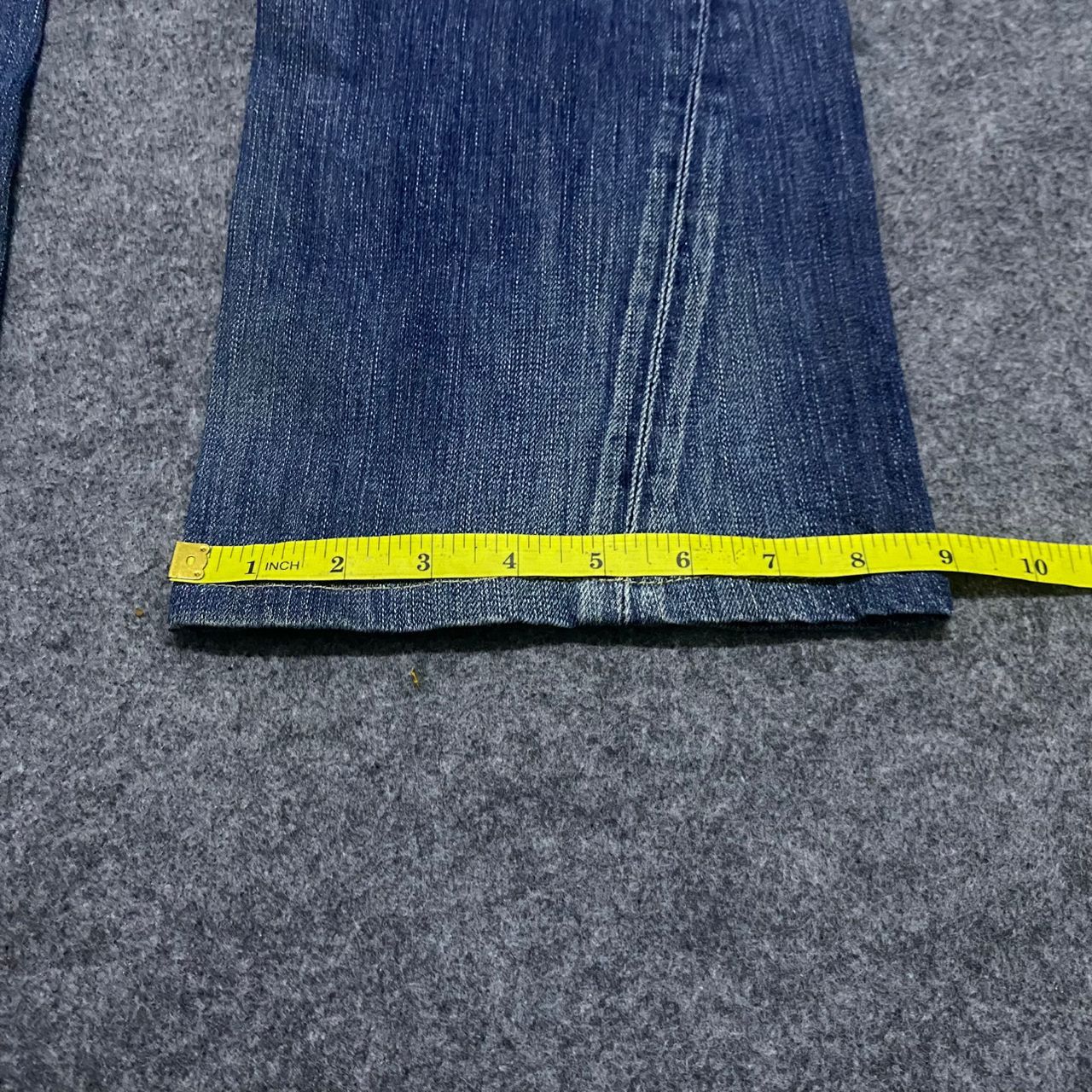 Edwin 💥Flare💥 Edwin Blue Trip Backle Back Distressed Denim Size US 34 / EU 50 - 7 Thumbnail