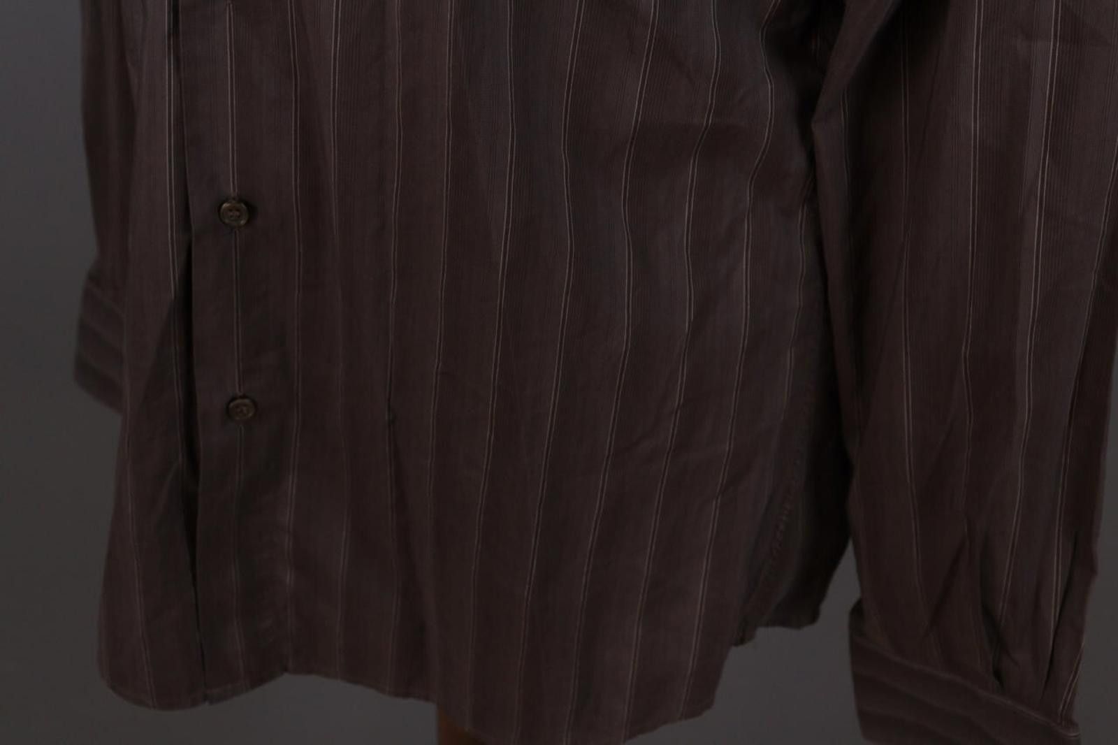 Ermenegildo Zegna Zegna Brown City Button Down Shirt Size 42 / 16 1/2 Size US M / EU 48-50 / 2 - 8 Thumbnail