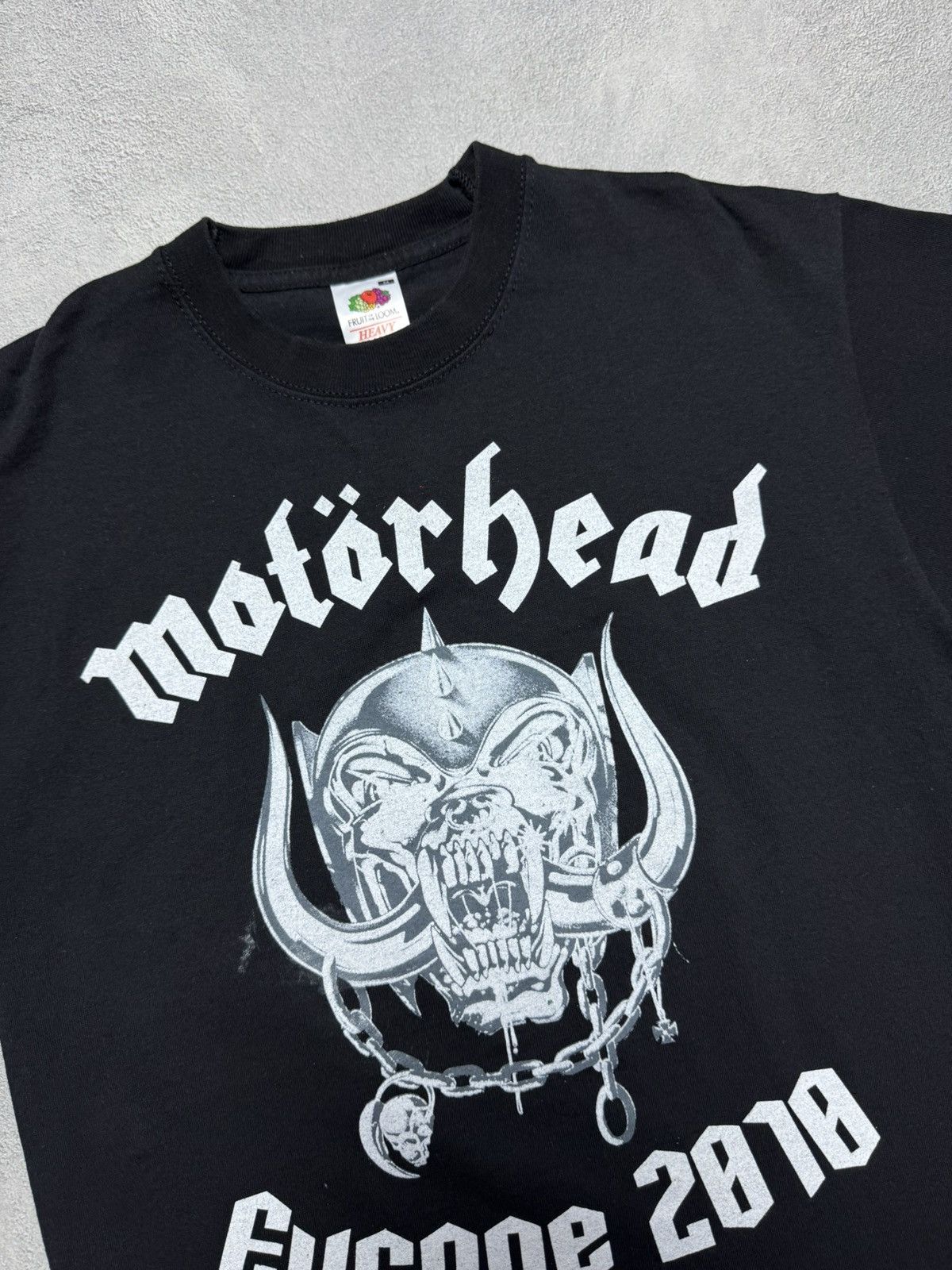 Fruit Of The Loom Motorhead European Tour 2010 Band T-Shirt Double-Sided Print Size US M / EU 48-50 / 2 - 3 Thumbnail
