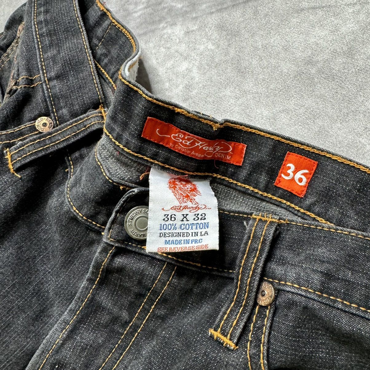 Ed Hardy Ed Hardy Tiger Embrodiery Jeans Size US 36 / EU 52 - 6 Thumbnail