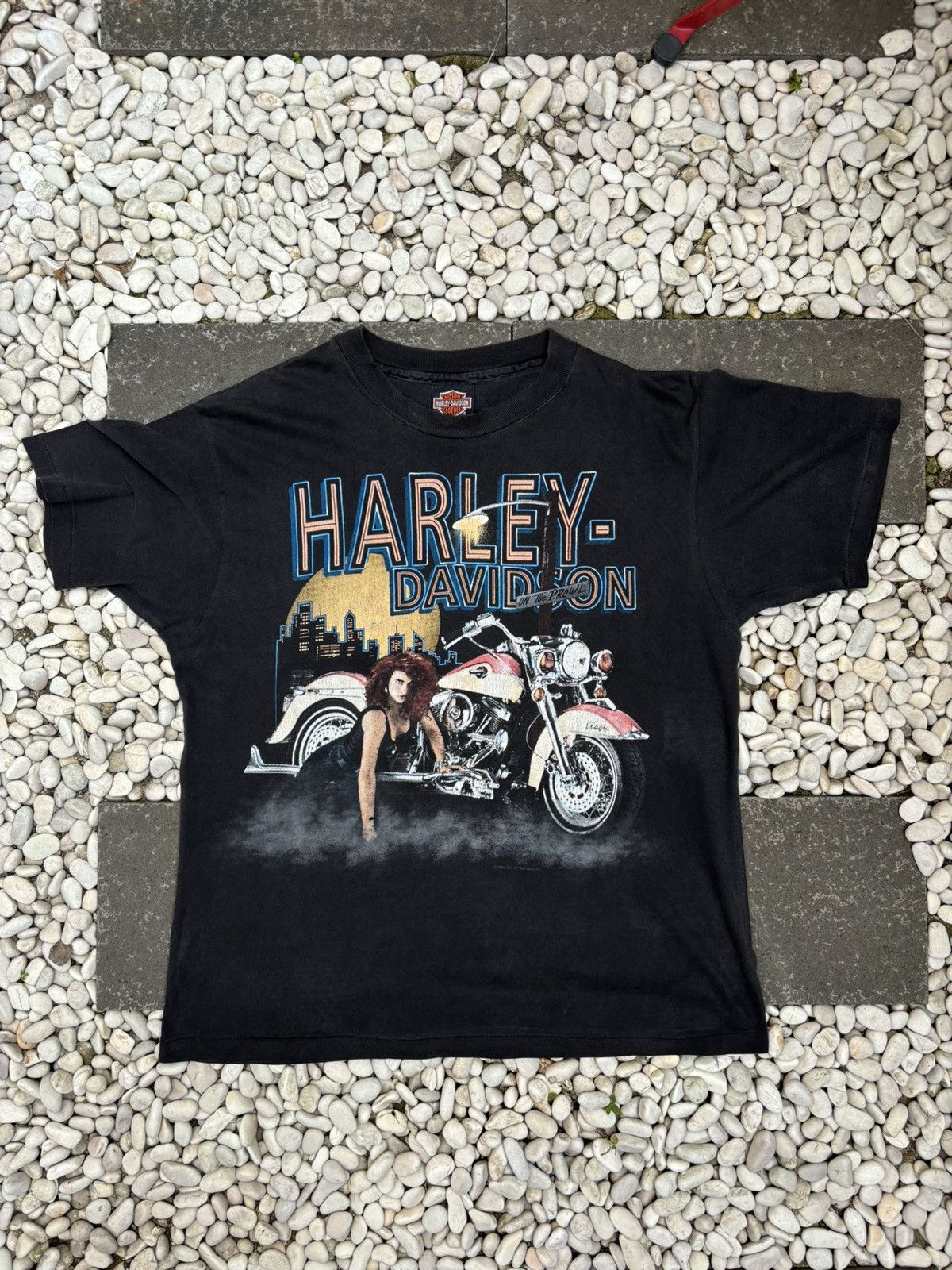 Harley Davidson × Vintage Harley Davidson Vintage 92 Jamestown New York Size US L / EU 52-54 / 3 - 1 Thumbnail
