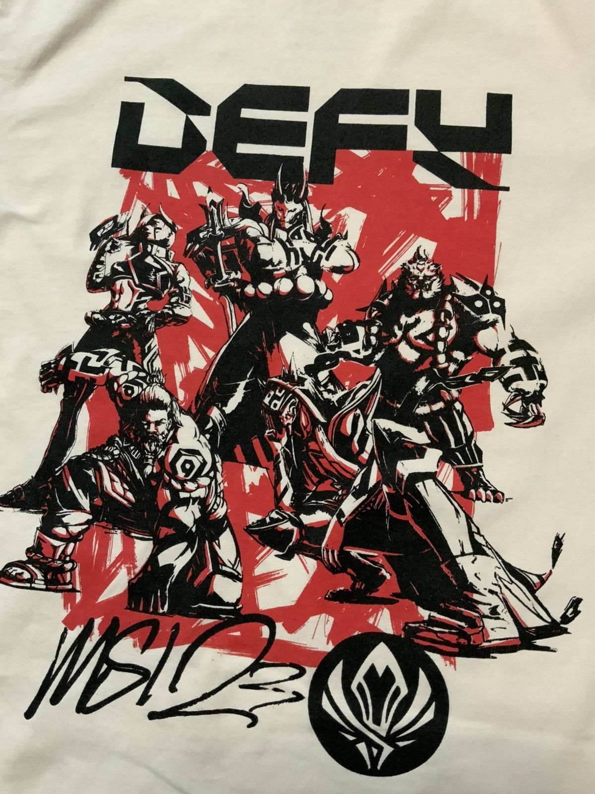 Other Riot Games MSI 2023 Defy Haters League Of Legends T-Shirt Size US L / EU 52-54 / 3 - 1 Thumbnail
