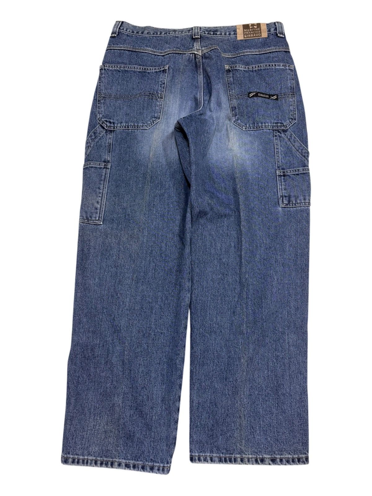 Marithe + Francois Girbaud Vintage Marithe Girbaud Jeans Size 38 Blue Denim Double Knee Size US 38 / EU 54 - 4 Thumbnail