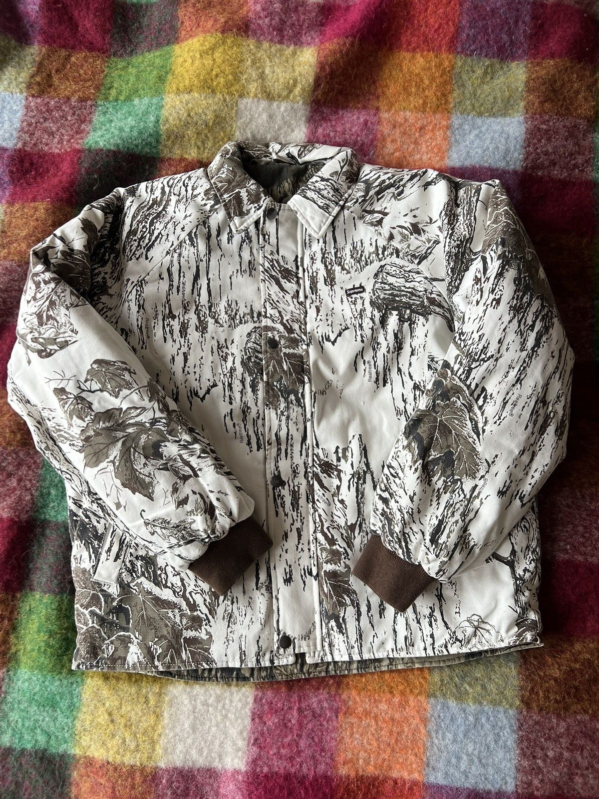 Supreme Supreme RealTree Reversible Quilted Work Jacket | Grailed