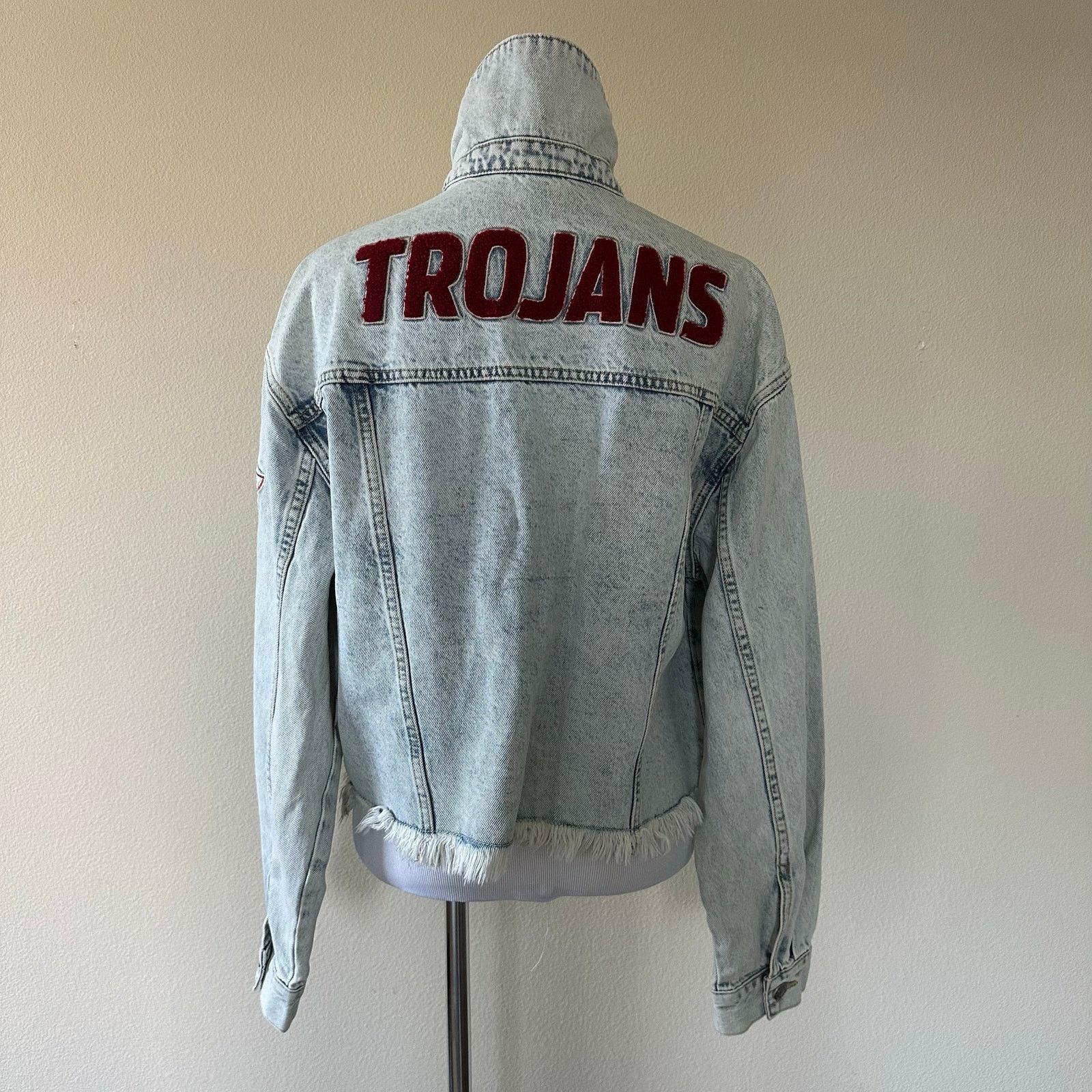 Other Hype & Vice Denim USC Trojans College Jacket Relaxed Size S Size S / US 4 / IT 40 - 13 Thumbnail