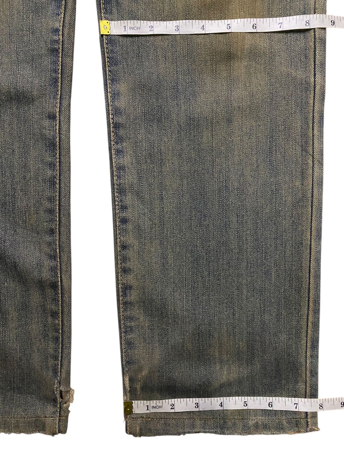 Junya Watanabe Vintage Edwin 403 Mud Wash Distressed Loose Size US 33 - 15 Thumbnail