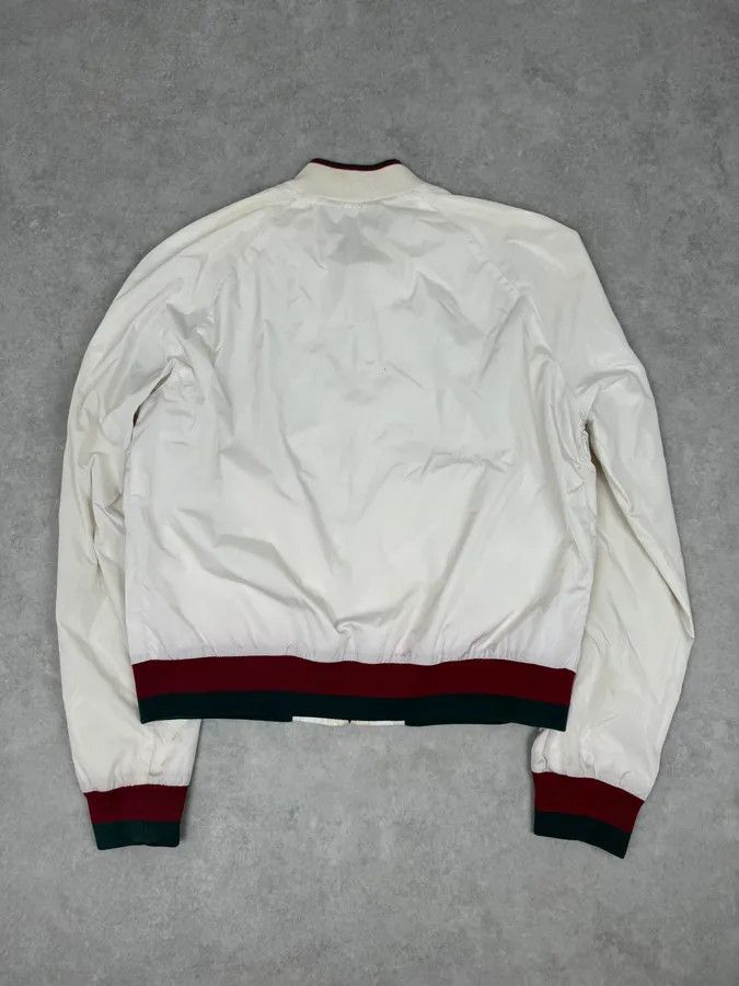 Gucci 2000s Gucci Creamy White Signature Jacket Size US M / EU 48-50 / 2 - 6 Thumbnail