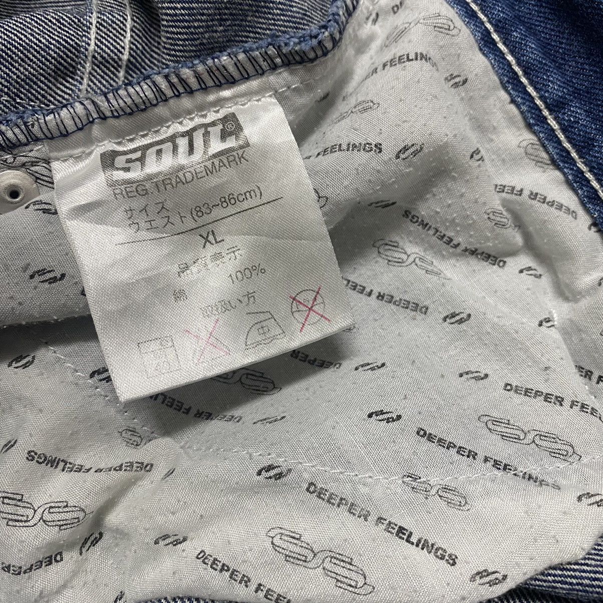 Vintage Vintage LA SOUL Denim Baggy Pants Size US 31 - 19 Thumbnail