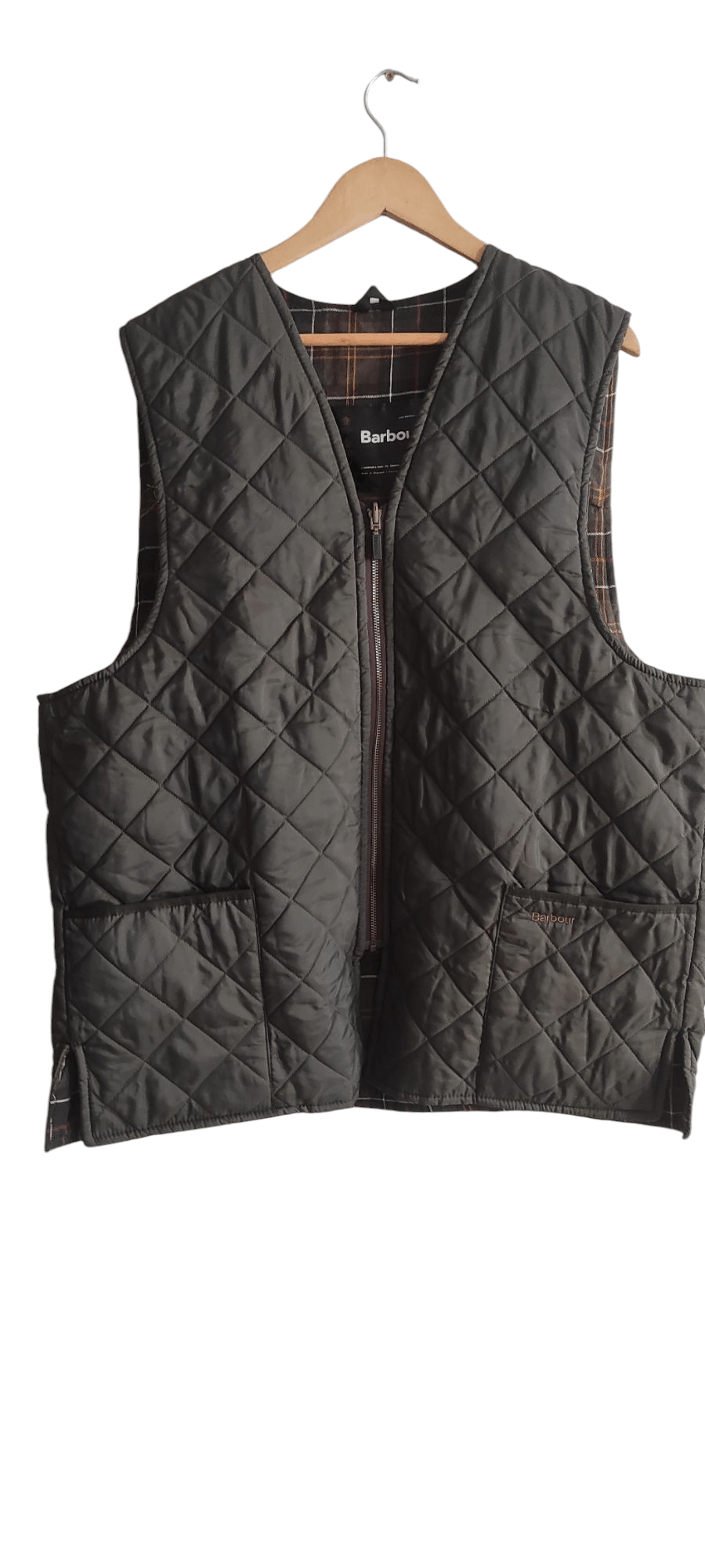 Barbour Barbour Quilted Waistcoat Vest Quilted Zip-In Liner Jacket Size US XL / EU 56 / 4 - 2 Thumbnail