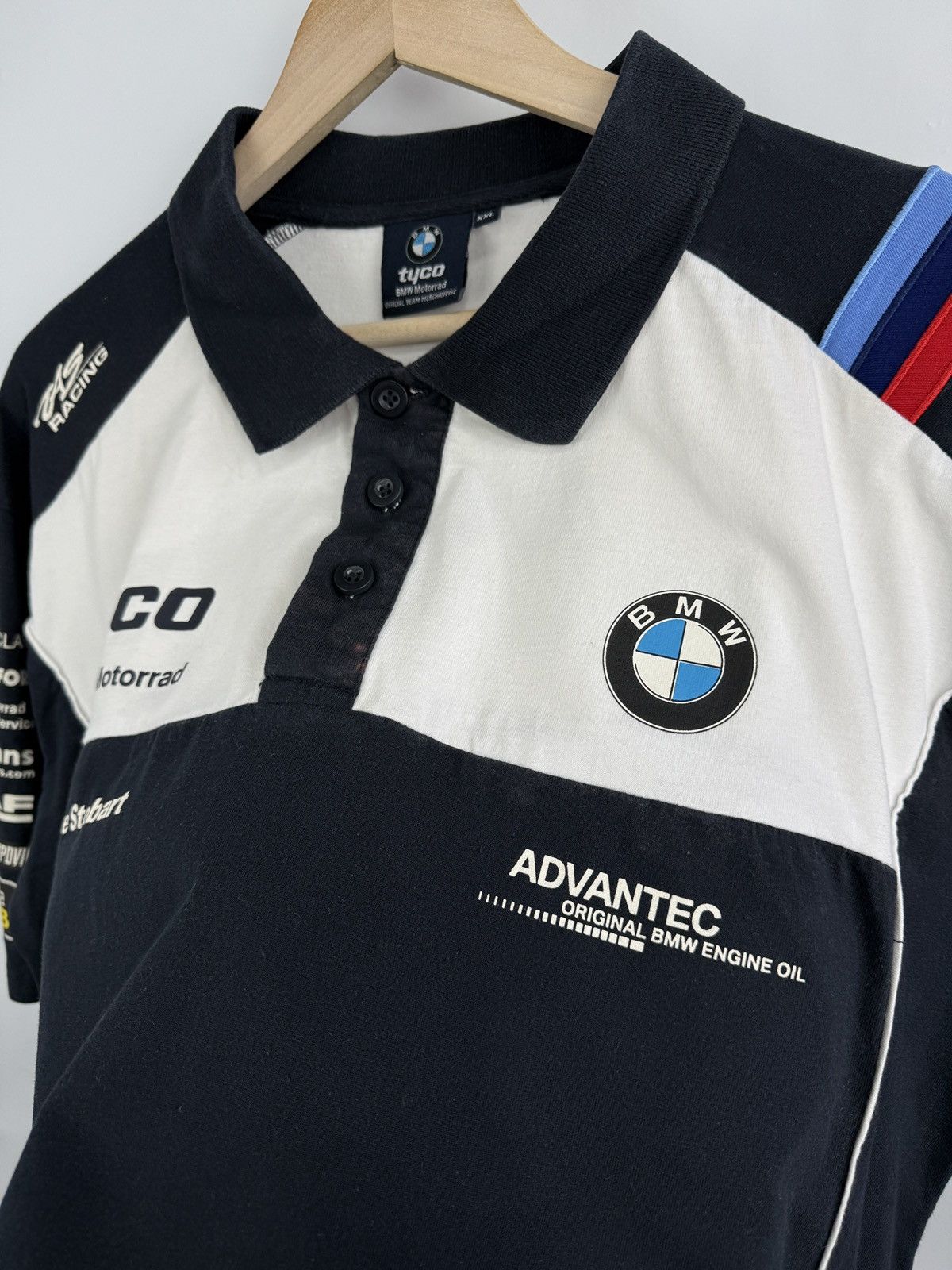 BMW 🇩🇪 Vintage BMW Motorrad Tyco Akrapovic Racing Team Polo Shirt Size US XXL / EU 58 / 5 - 15 Thumbnail