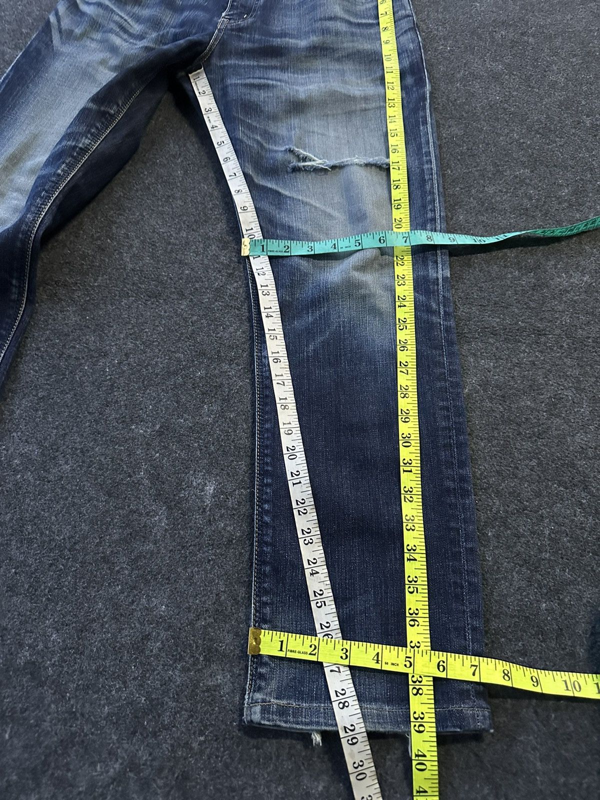 Edwin Vintage Edwin 503 Tokyo Fade Washed Denim 32x29 D294 Size US 32 / EU 48 - 17 Thumbnail