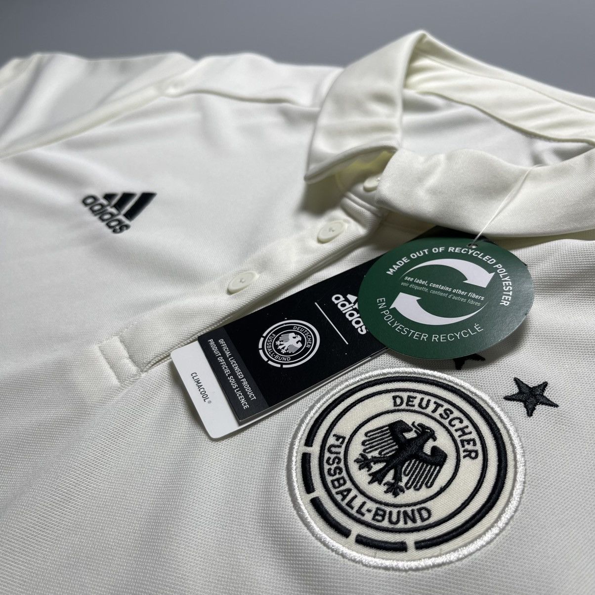 Adidas × Vintage NWT GERMANY ADIDAS 2016 EURO FOOTBALL SOCCER TRAINING POLO Size L / US 10 / IT 46 - 4 Thumbnail